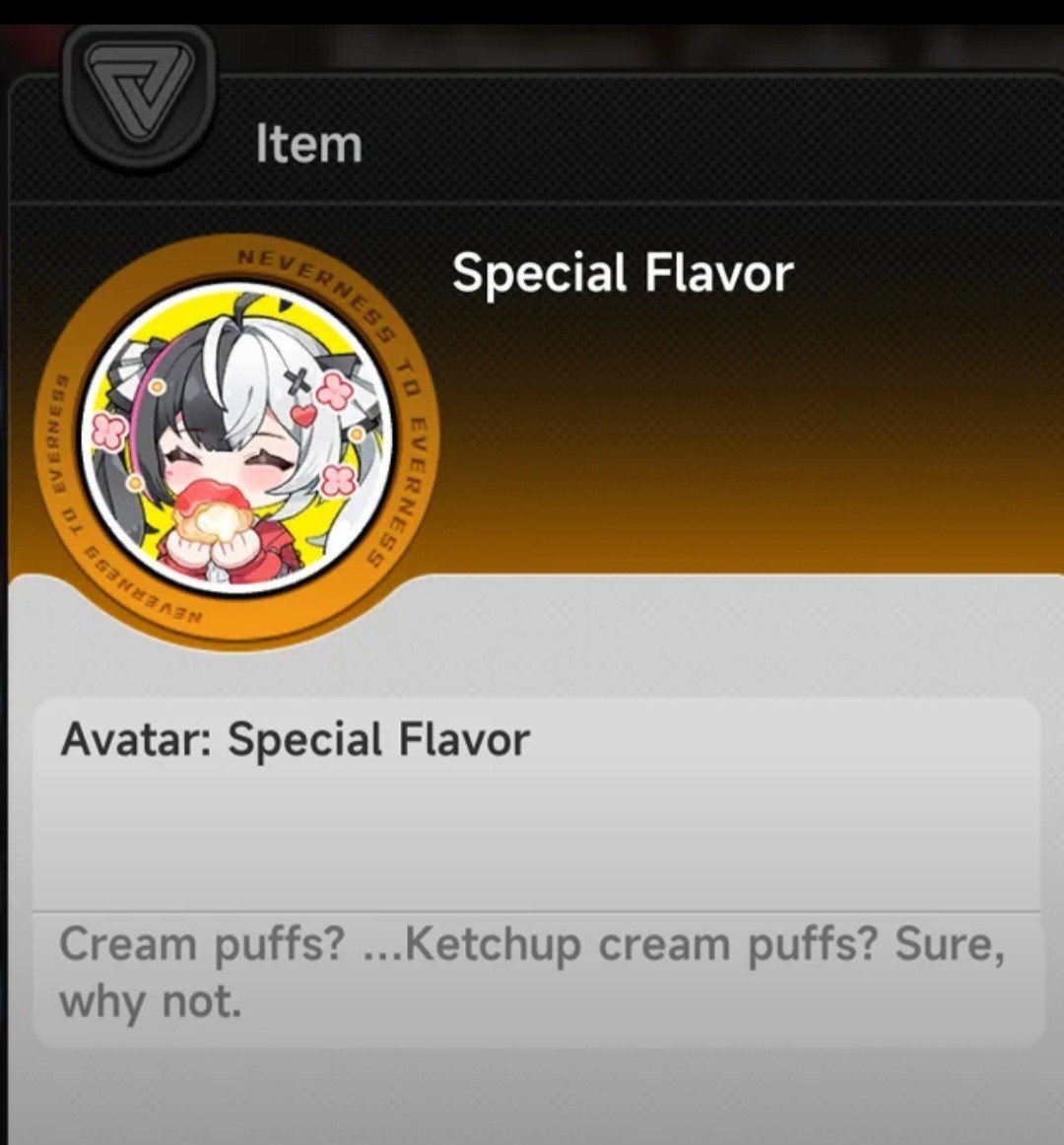 Neverness To Everness NTE Beard Papa Collab Redeem CODE ONLY Avatar Namecard