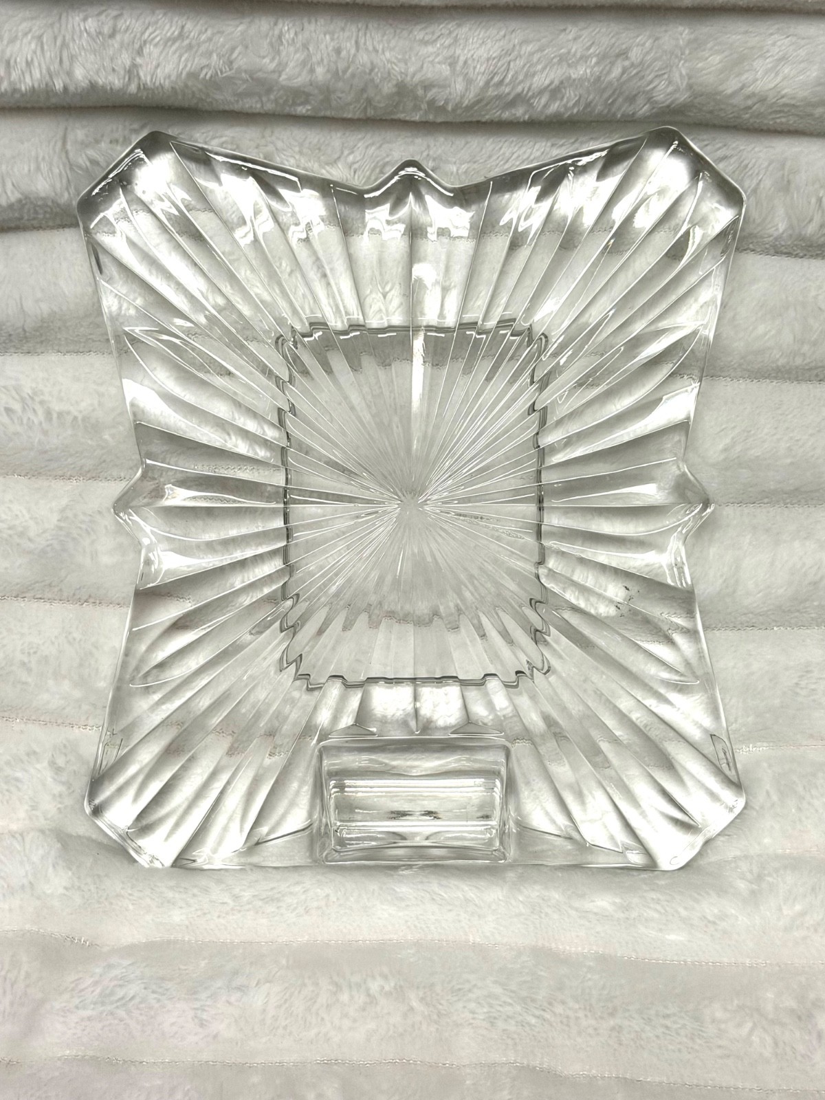 Vintage Mikasa Crystal Picture Frames 2.5 X 3.5” Photo Starburst & Wavy N Vintage Mikasa Crystal Picture Frames 2.5 X 3.5” Photo Starburst & Wavy N