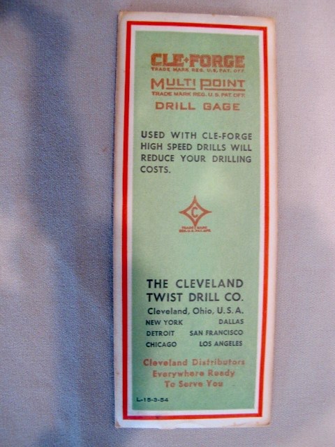 CLEVELAND TWIST DRILL CO 