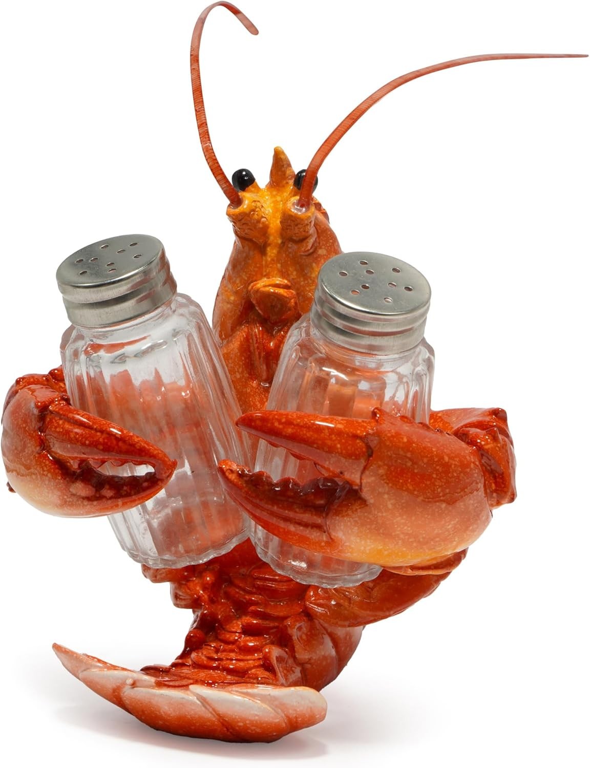 Lobster With Salt and Pepper Shaker Figurines Decoration Lobster Set with Hol...