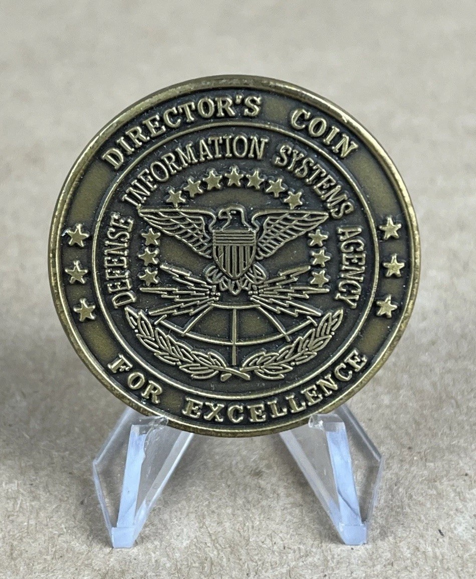 U.S. Defense Information Systems Agency Challenge Coin Director’s Coin NCS U.S. Defense Information Systems Agency Challenge Coin Director’s Coin NCS