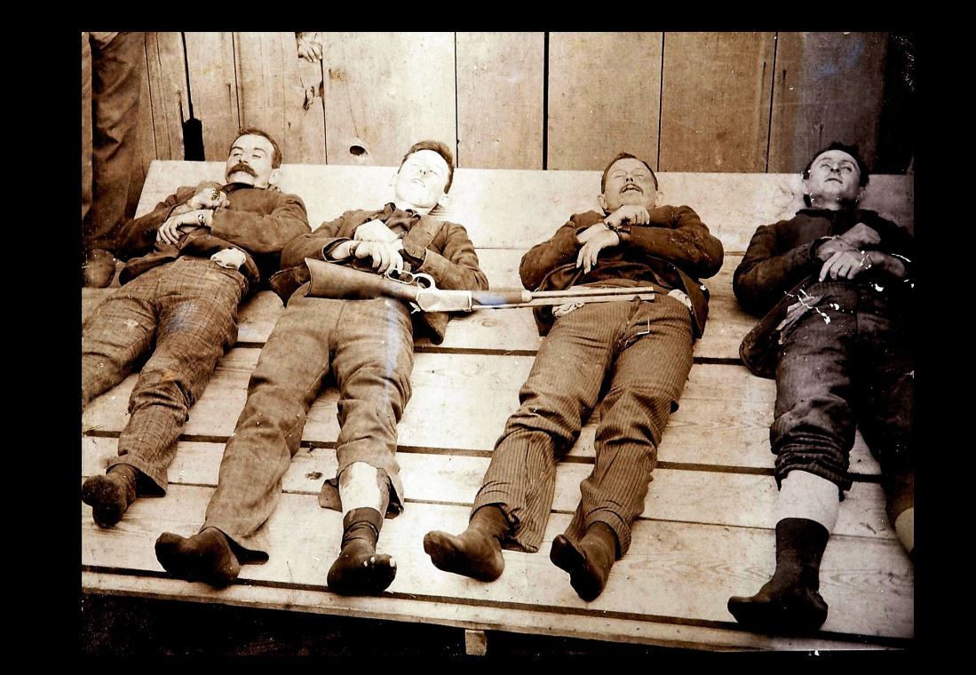Dalton Gang Last PHOTO 1892, Wild West Outlaws, Kansas Shootout Gun Battle