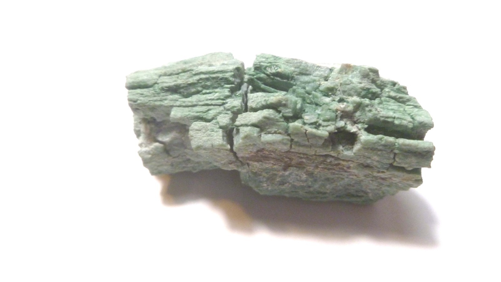 42mm  CHROMIUM Woodworthia RARE GREEN Petrified Wood Log ARIZONA