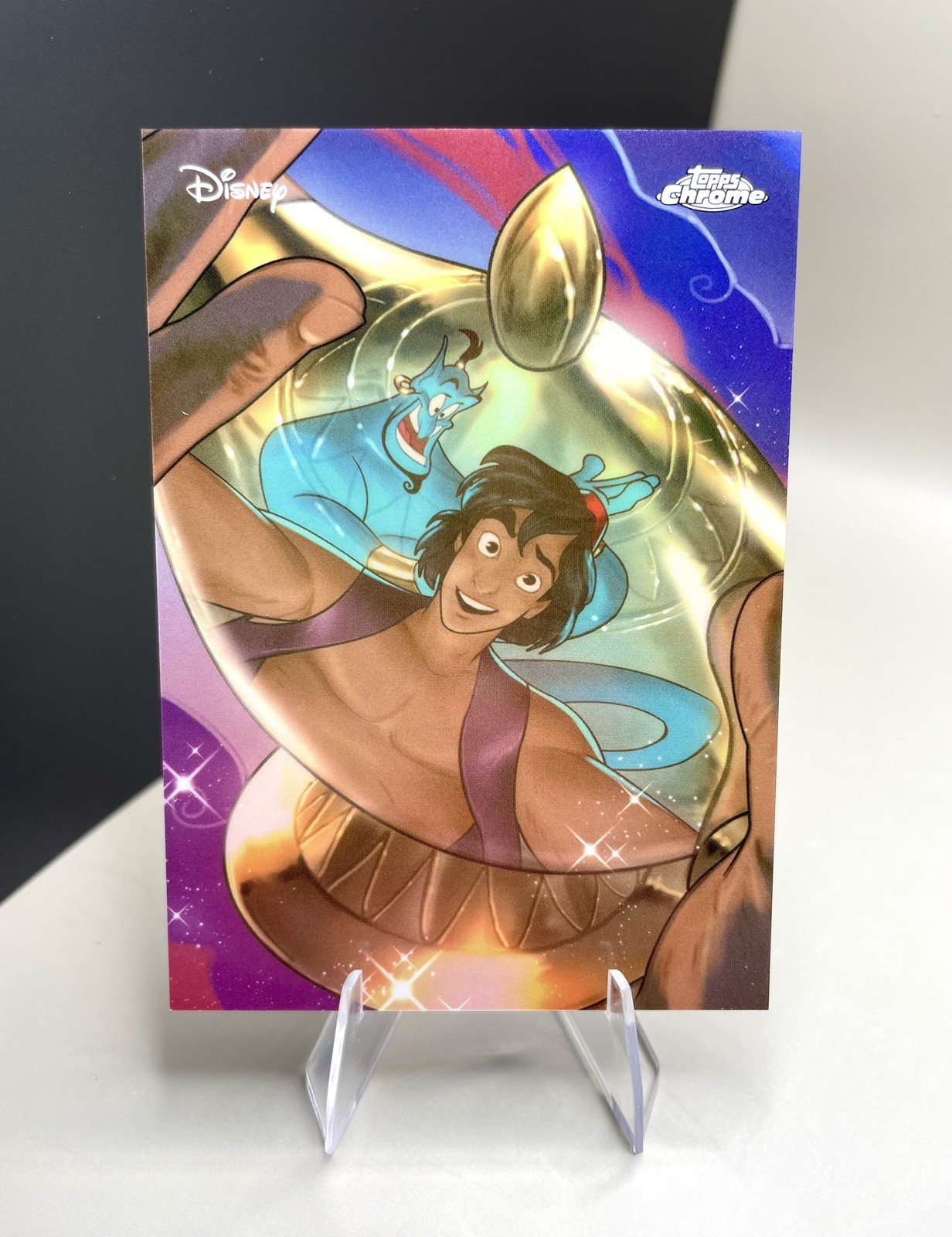 2026 Topps Chrome Disney Genie Aladdin Reflections R-1 SSP CASE HIT Rare