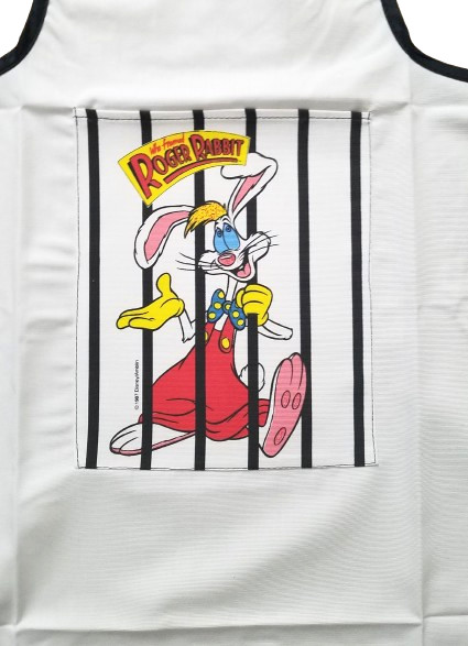 Vintage 1987 Who Framed Roger Rabbit Apron NOS Warner Bros Chef Cooking