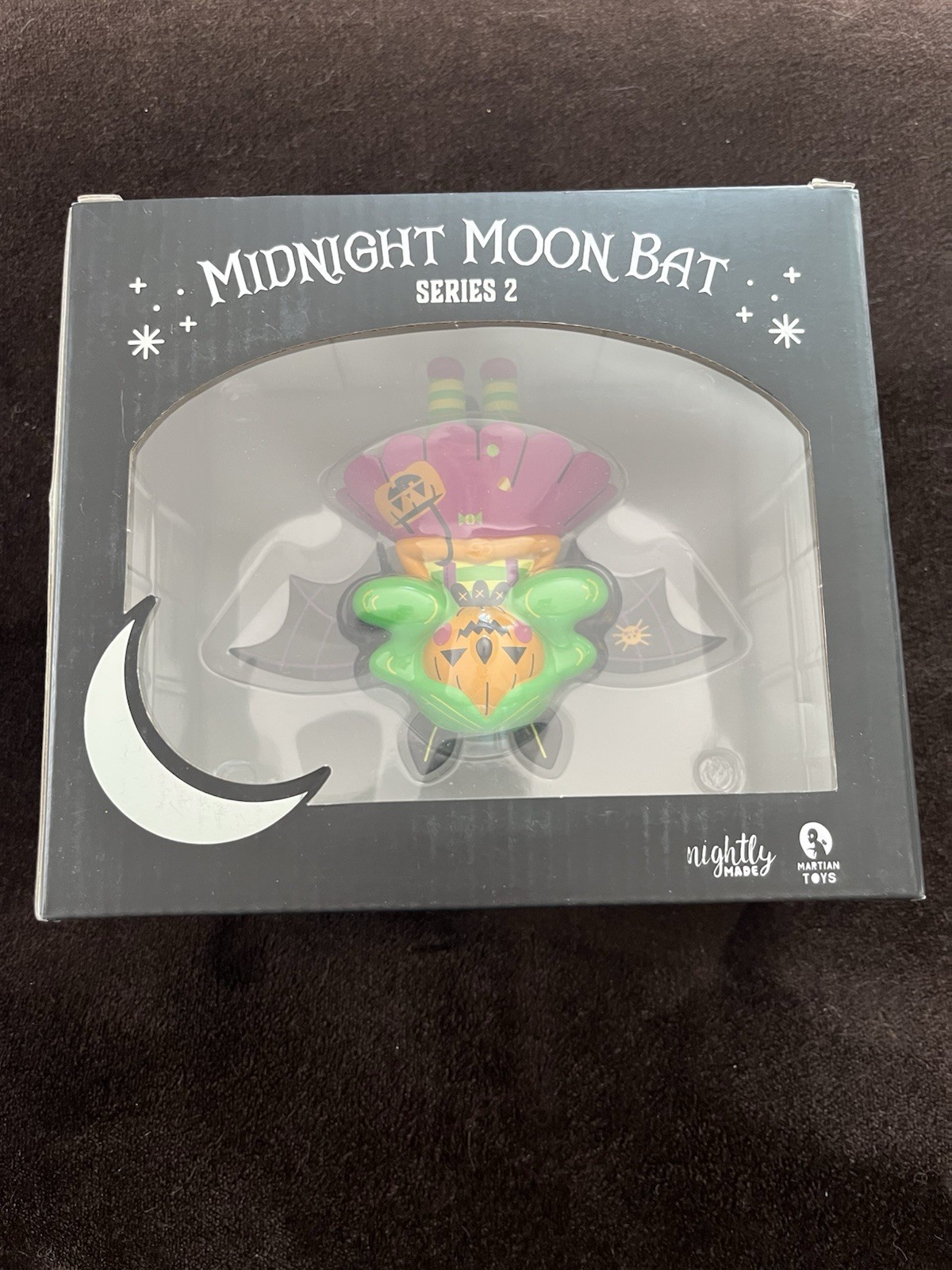 Midnight Moon Bat Series 2 By Nightly Made. Kidrobot Exclusive Martian Toys