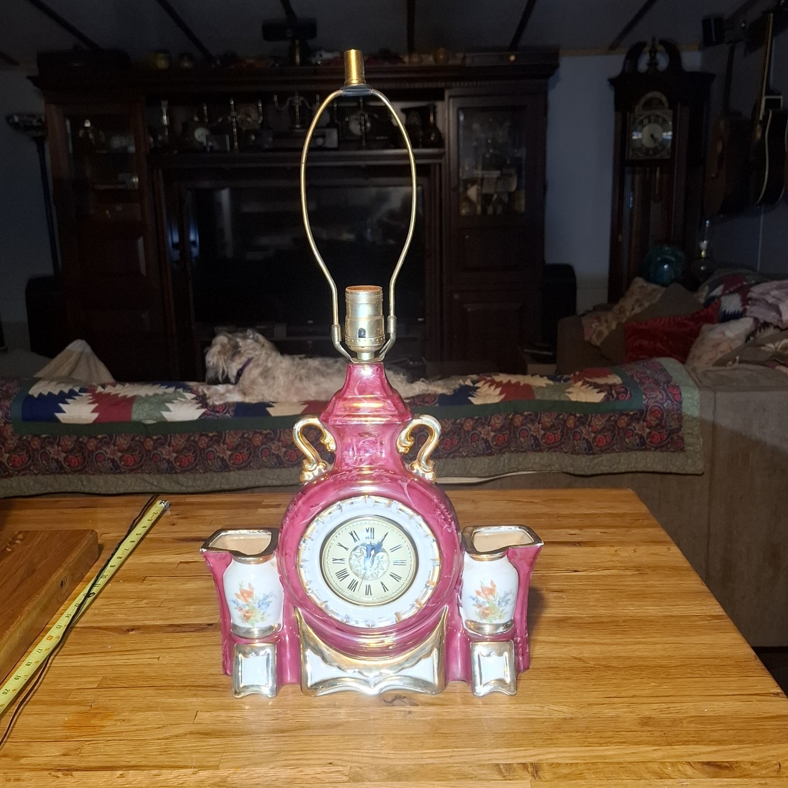 Vintage Retro  from the 1950s by Lanshire electric self-starting clock