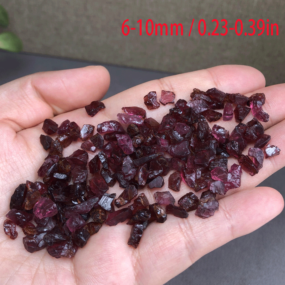 USA Raw 100% Natural RED Garnet Crystal Gems Rough Stone Mineral Specimen 100G