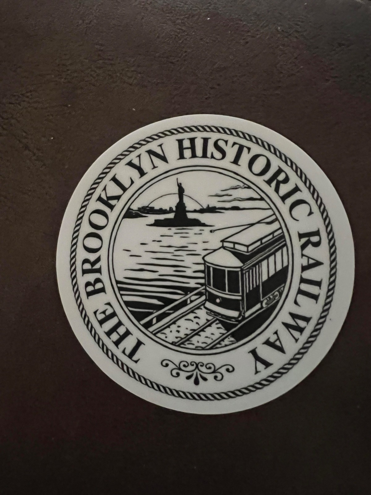 Vintage NYCTA subway south brooklyn railway sign Broolyn Historial railway decal
