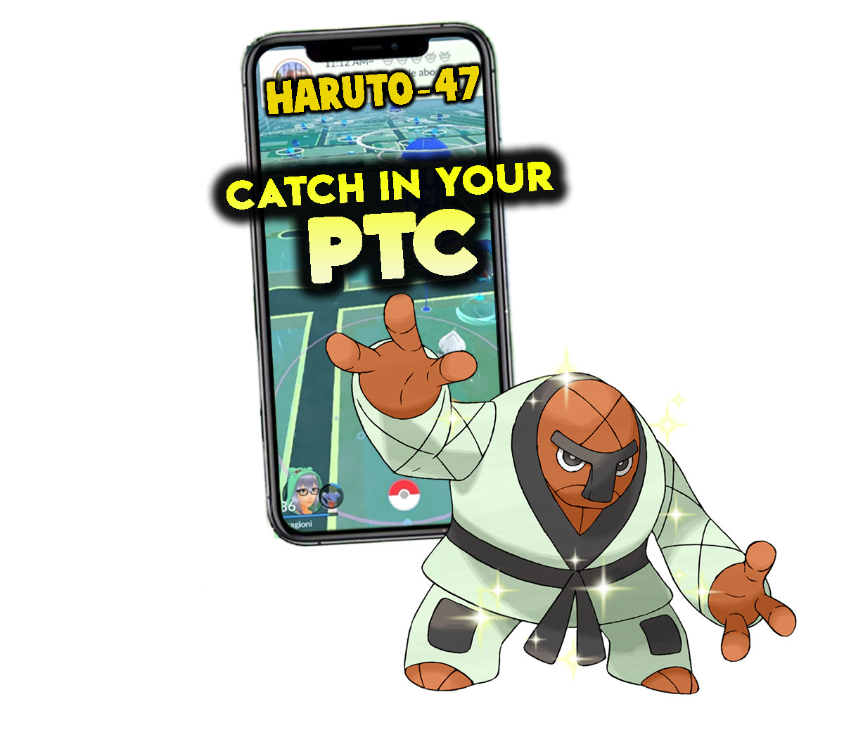 Pokemon Shiny Throh Catch in your P T C