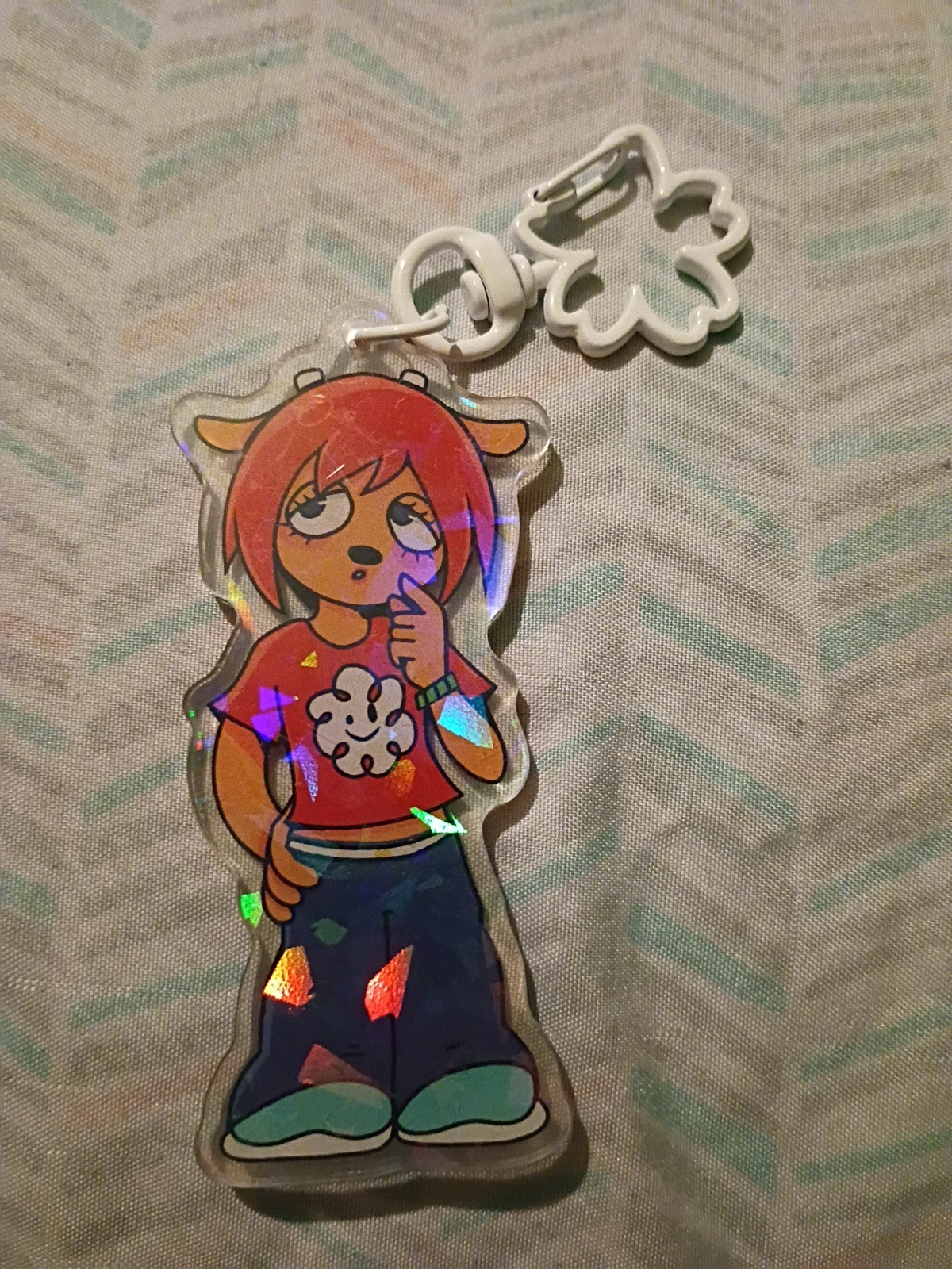Um Jammer Lammy Keychain Acrylic, Sparkle 3