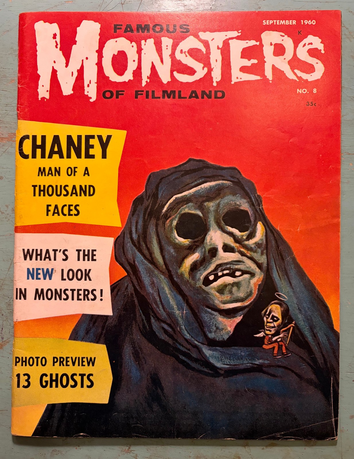Famous Monsters of Filmland 8  1960 Fine -  archival storage