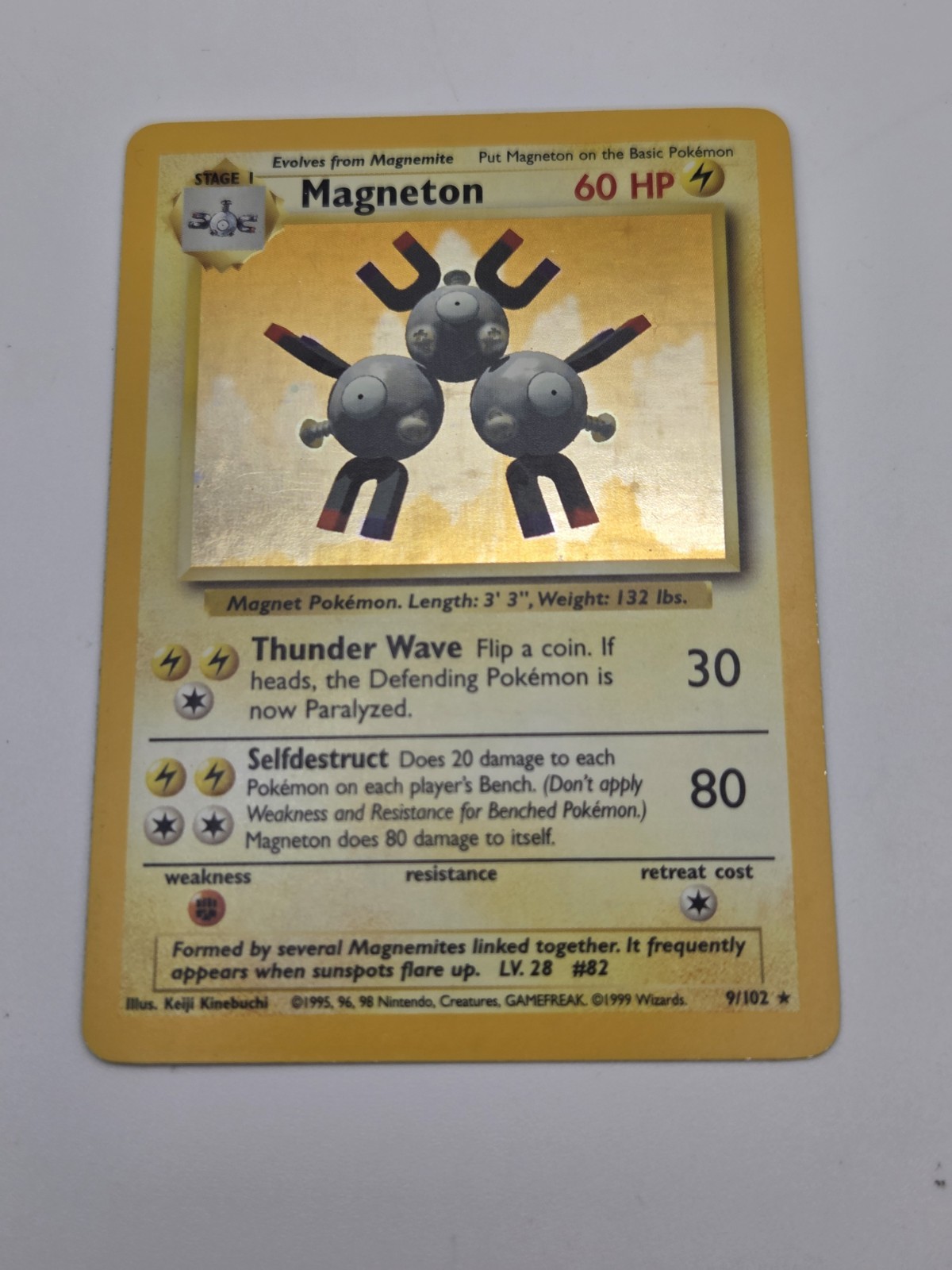 Magneton 9/102 Holo Base Set - 1999 WOTC - MP