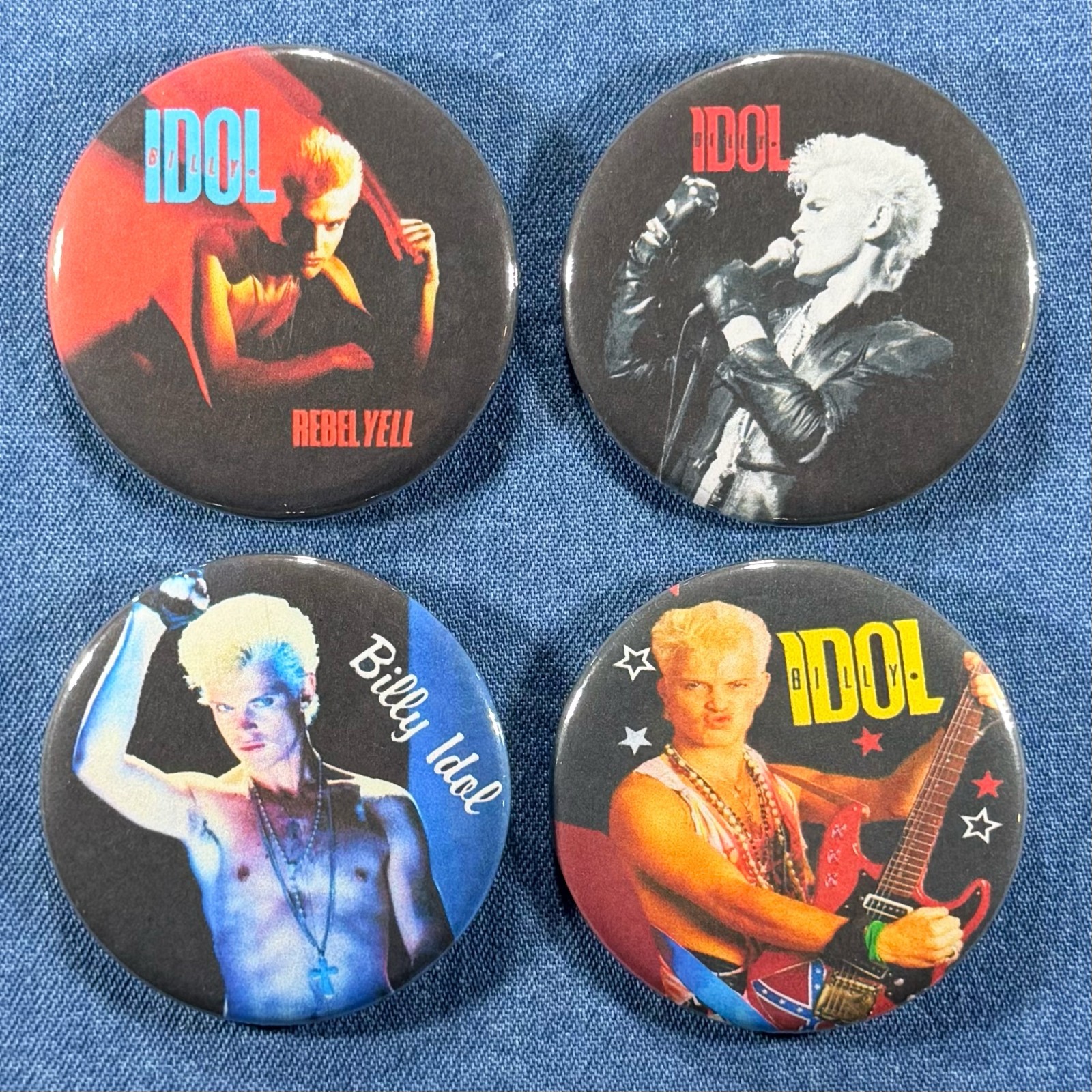 Billy Idol 80s Rock New Wave 2.25\