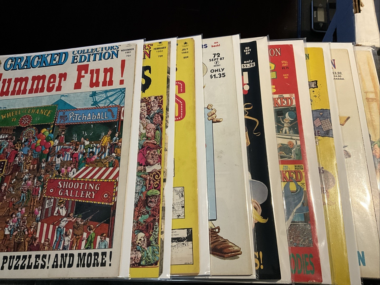 Cracked Collectors Edition Lot #s 44,46,48,72,80,81,83,85,92 Cracked Collectors Edition Lot #s 44,46,48,72,80,81,83,85,92