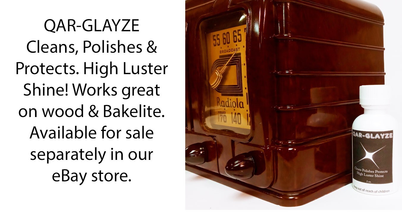 Bakelite Polish & Wood Polish- High Luster Shine, Cleans & Protects 2oz