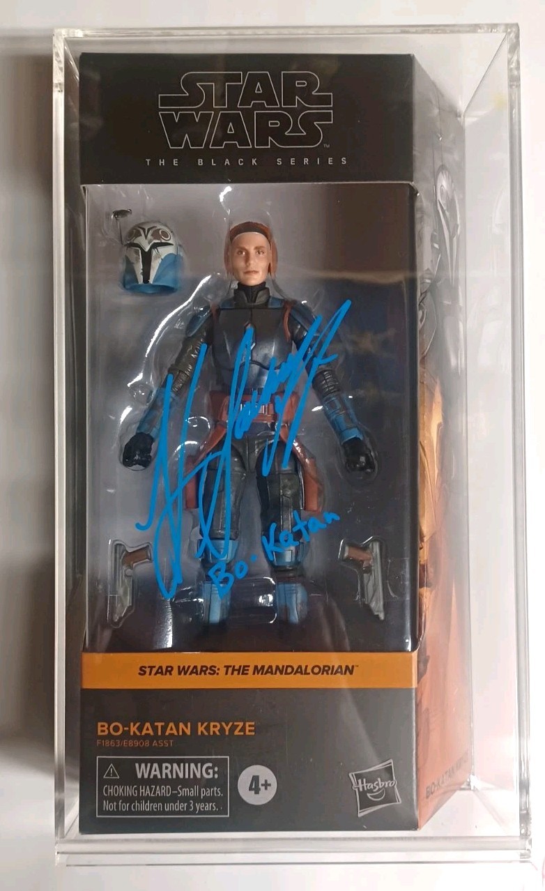 Hasbro Black Series Bo-Katan Kryze Signed Figure Star Wars Mandalorian 2021