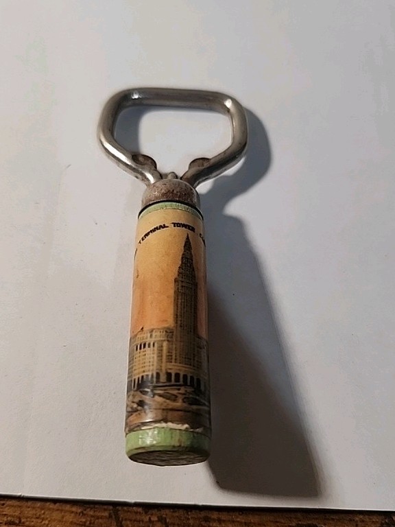 Vintage Bottle Opener Union Terminal Tower Cleveland Ohio Collectible 