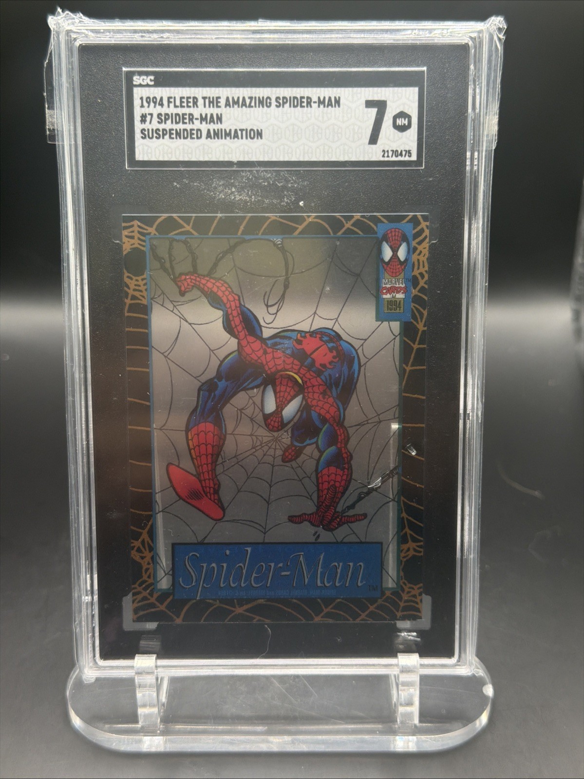 Spider-Man - 1994 The Amazing Spider-Man Suspended Animation #7 PSA 7