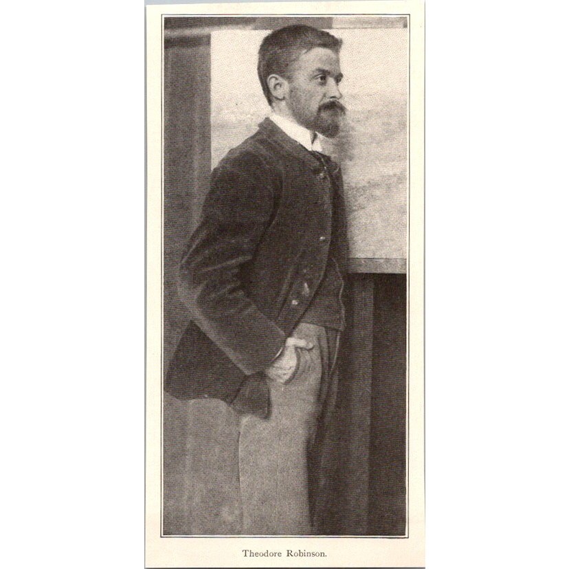 Theodore Robinson 1908 Clipping SAI6-5 Theodore Robinson 1908 Clipping SAI6-5
