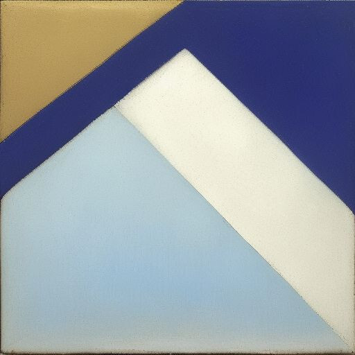 Large Minimalism Original Fine Art Painting 3x3 ft. Post-Modern Demrin OOAK NEW