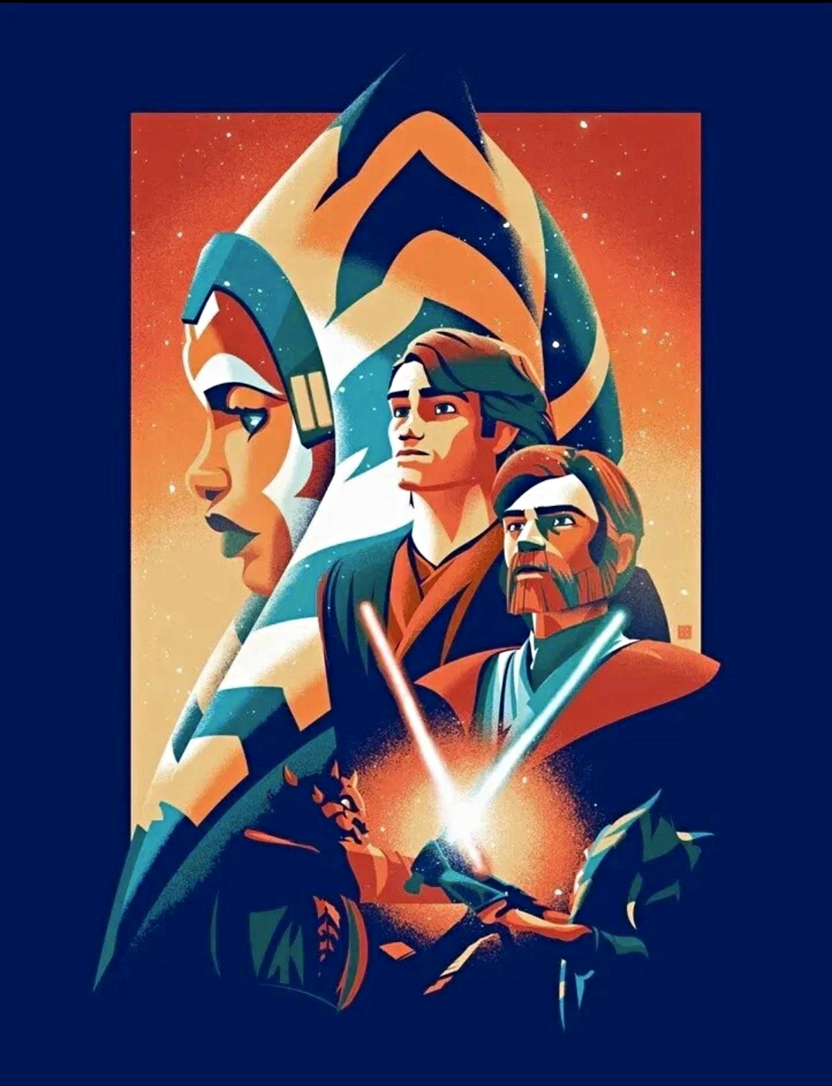 Danny Haas Star Wars “Victory And Defeat” 18x24” exclusive art print