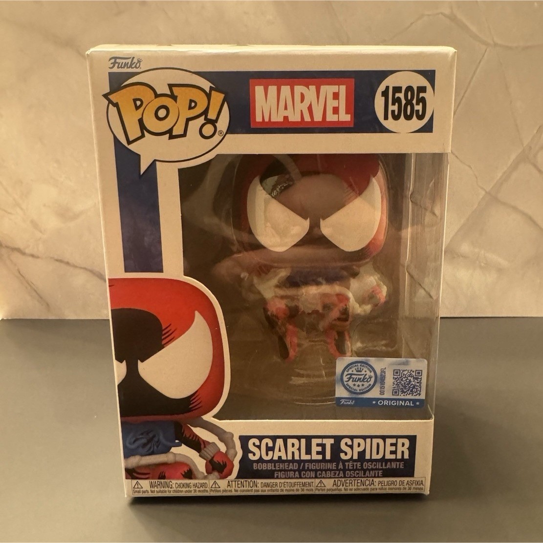 Funko Pop Marvel Scarlet Spider #1585 (Funko Exclusive Special Edition)