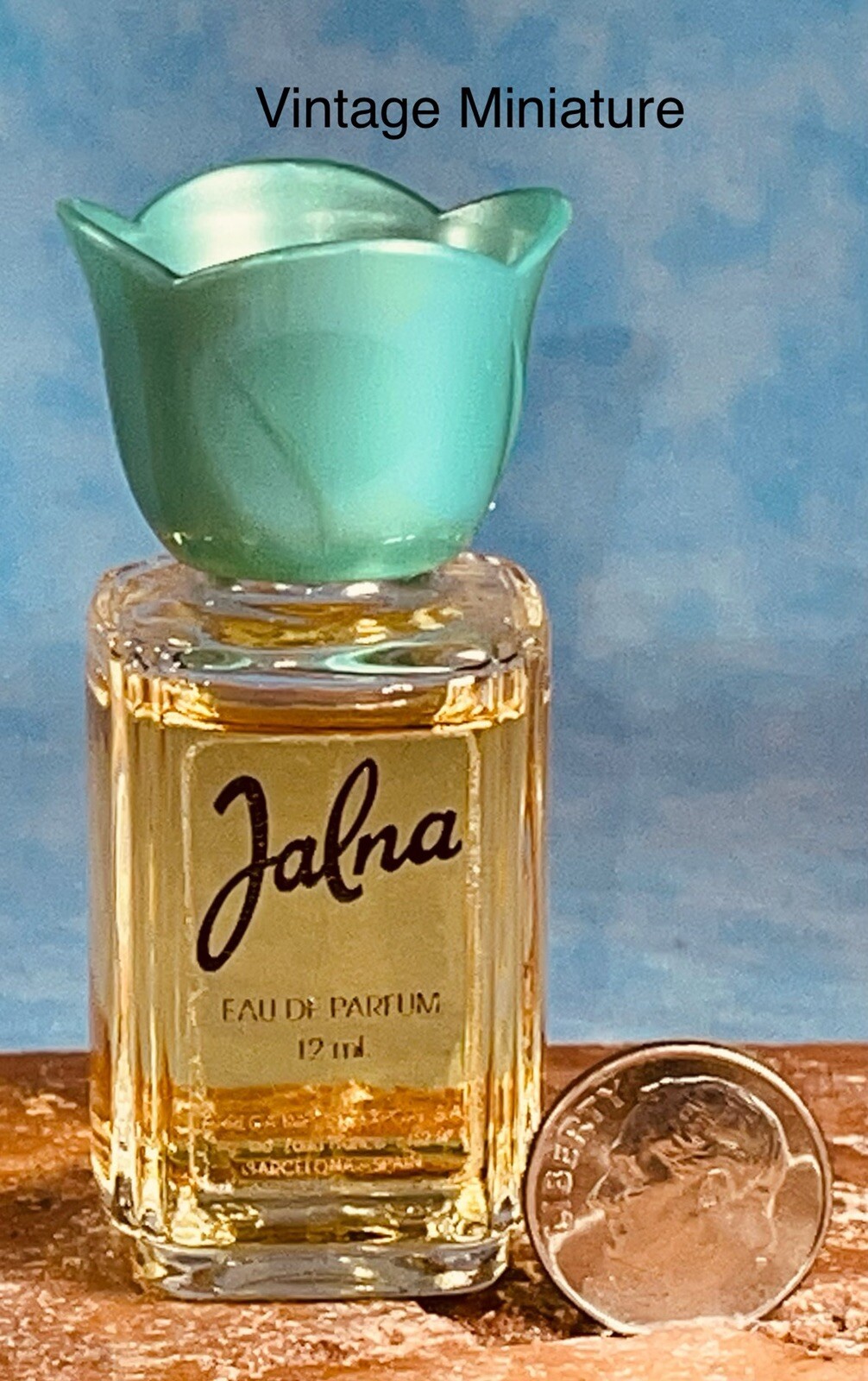 Vintage JALNA Perfume by Terrega Import/Export Mini 12ml EDP Rare Collectible