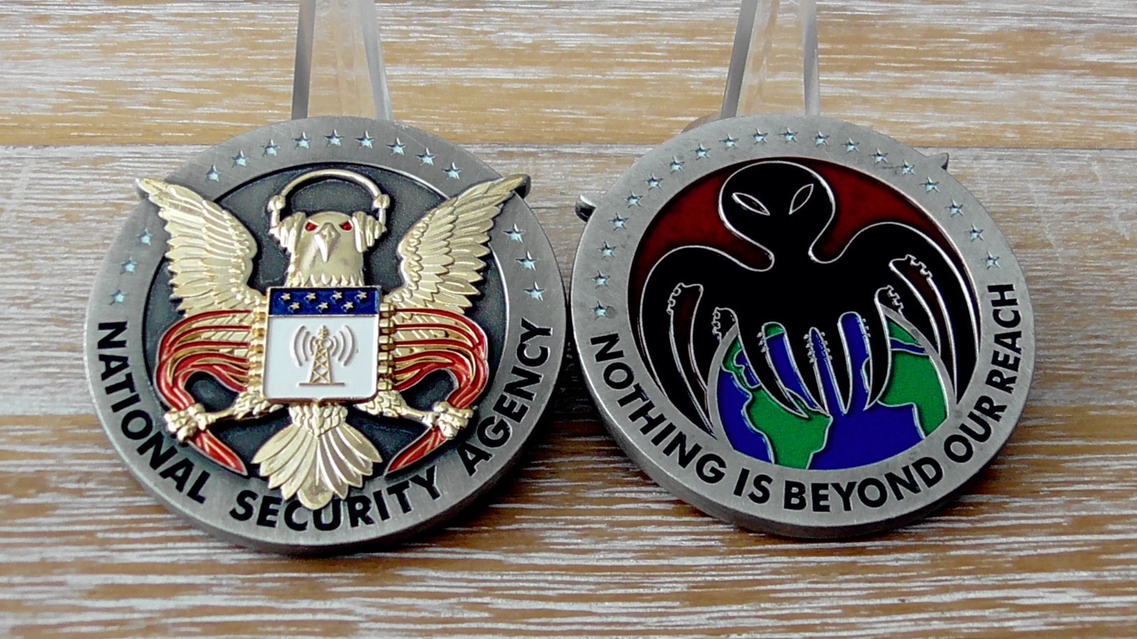 National Security Agency NSA Deep State SIGINT Challenge Coin