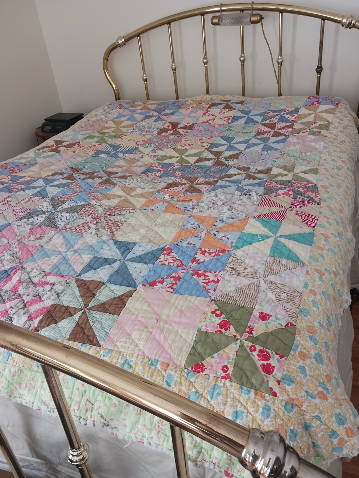 Vintage Handmade Feed Sack  Patchwork 67