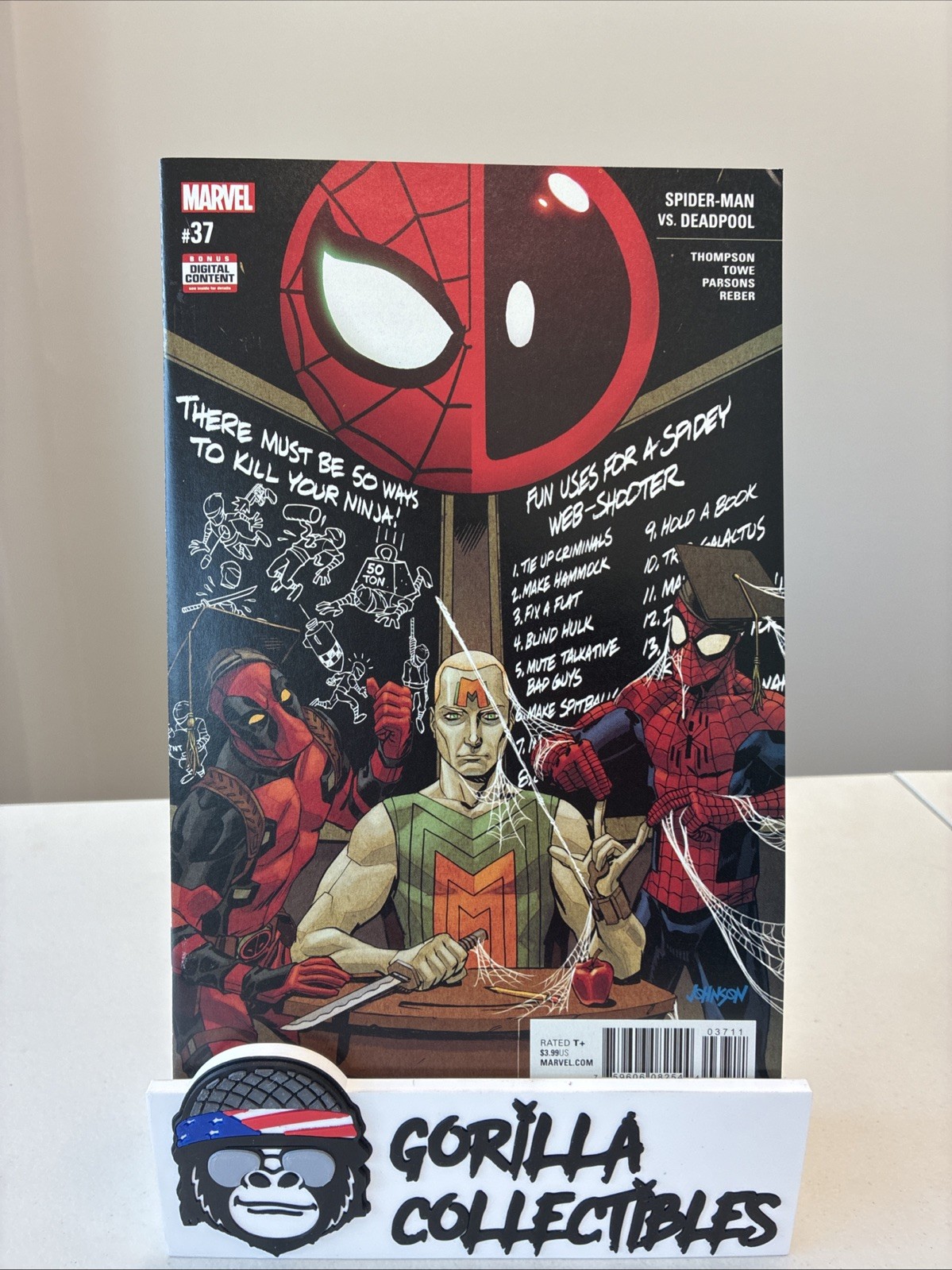 Marvel Spider-Man VS. Deadpool #37 Dave Johnson Variant Cover A 2018
