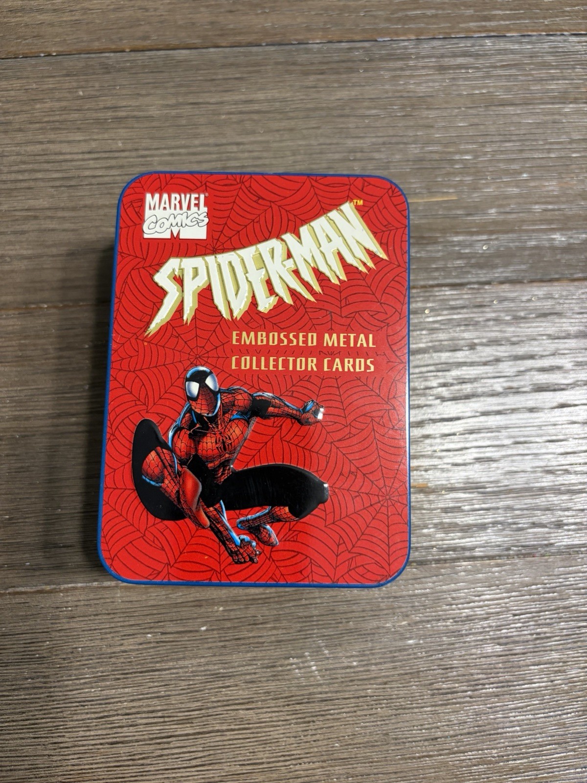 Spider-Man 5 Embossed Collector Cards In Tin 1996