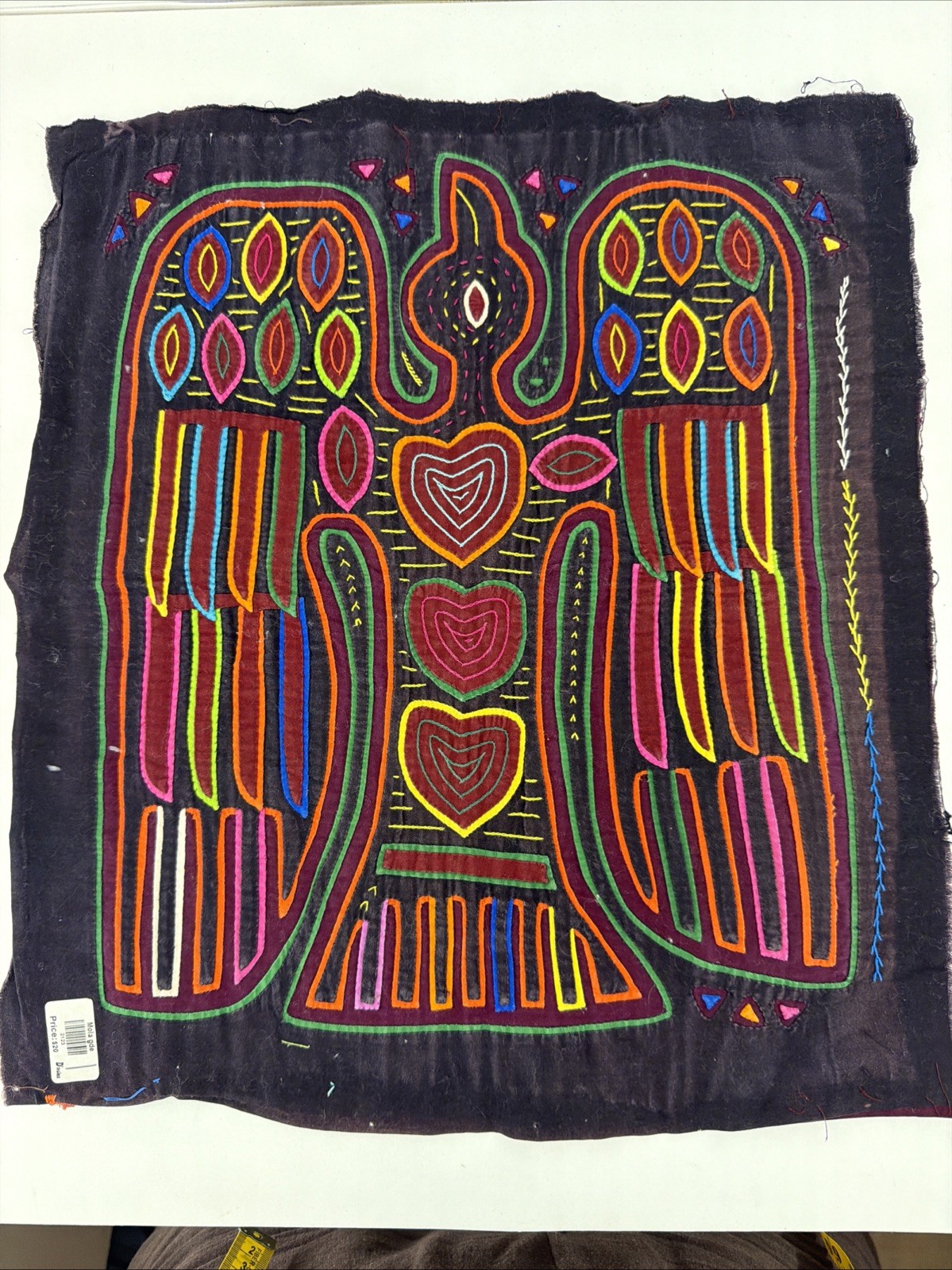 Estate Vintage Kuna Mola Folk Art Textile 16\