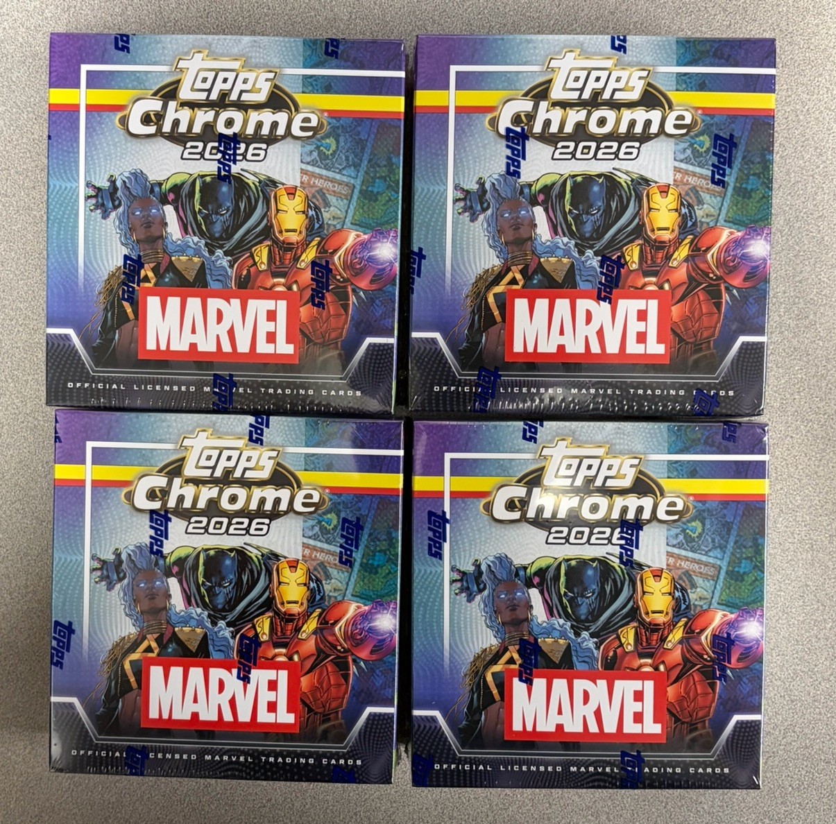 2026 Topps Chrome Marvel Comics Mega Box (56 CARDS PER BOX) Factory Sealed New 2026 Topps Chrome Marvel Comics Mega Box (56 CARDS PER BOX) Factory Sealed New