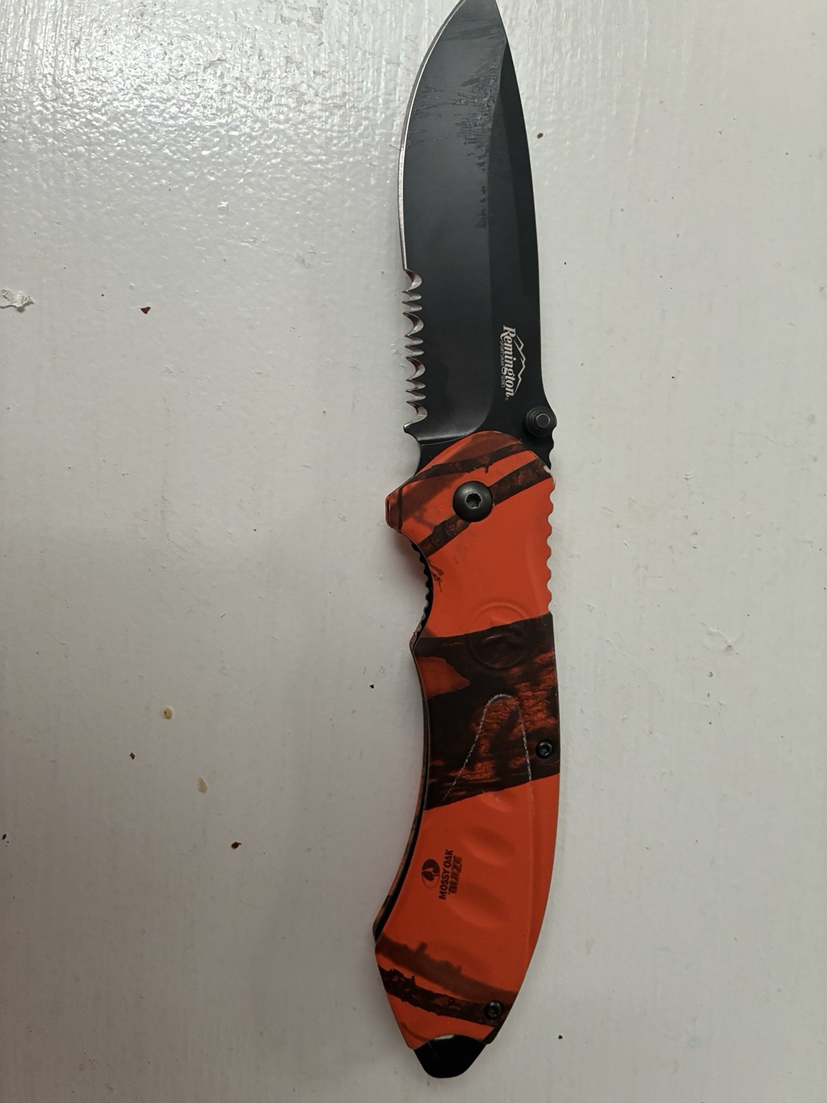 Remington F.A.S.T. 2.0 Spring Assisted Knife Orange Camo (3