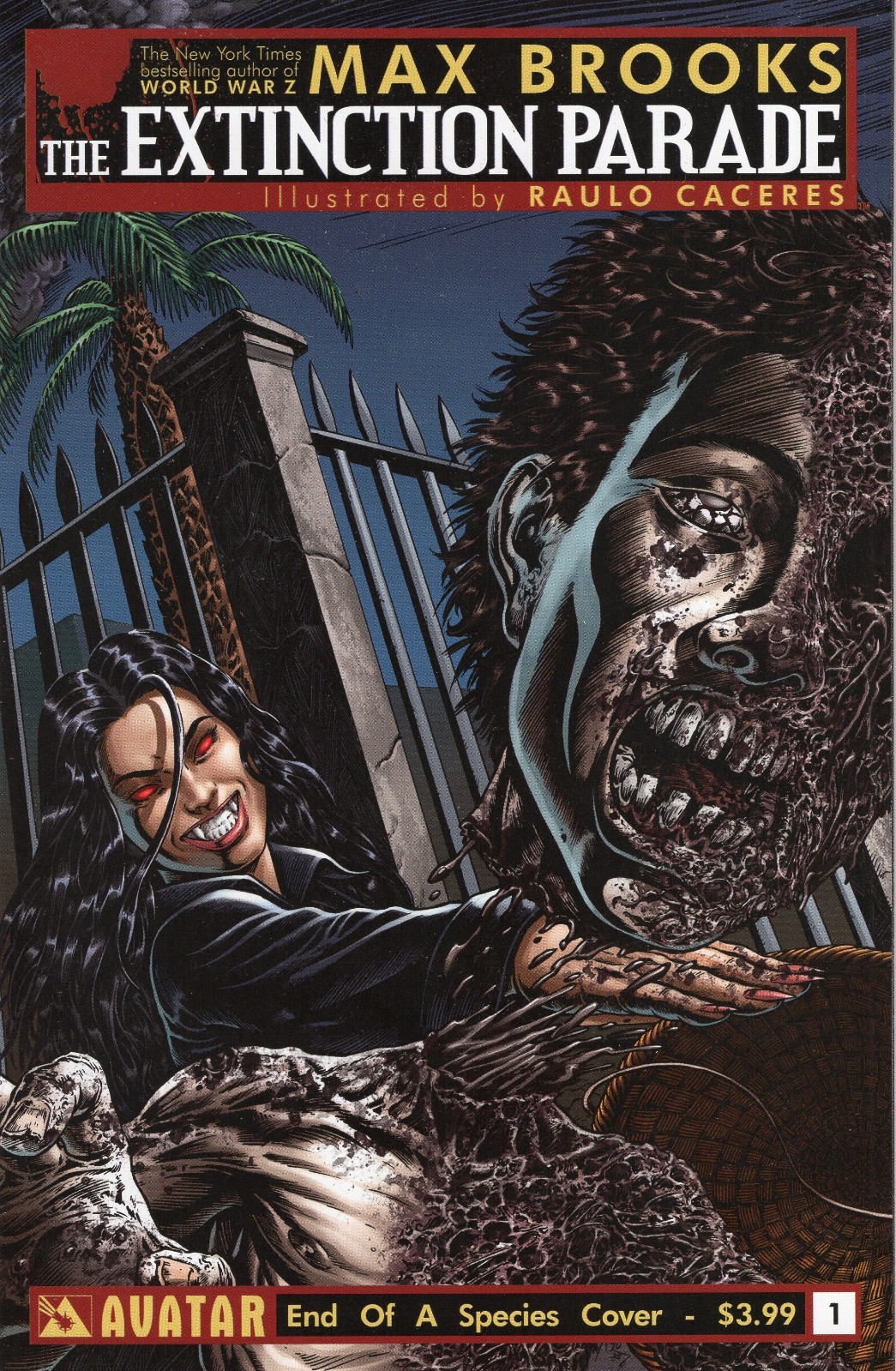 Extinction Parade #1 End of Species Cover Avatar 2013 NM+