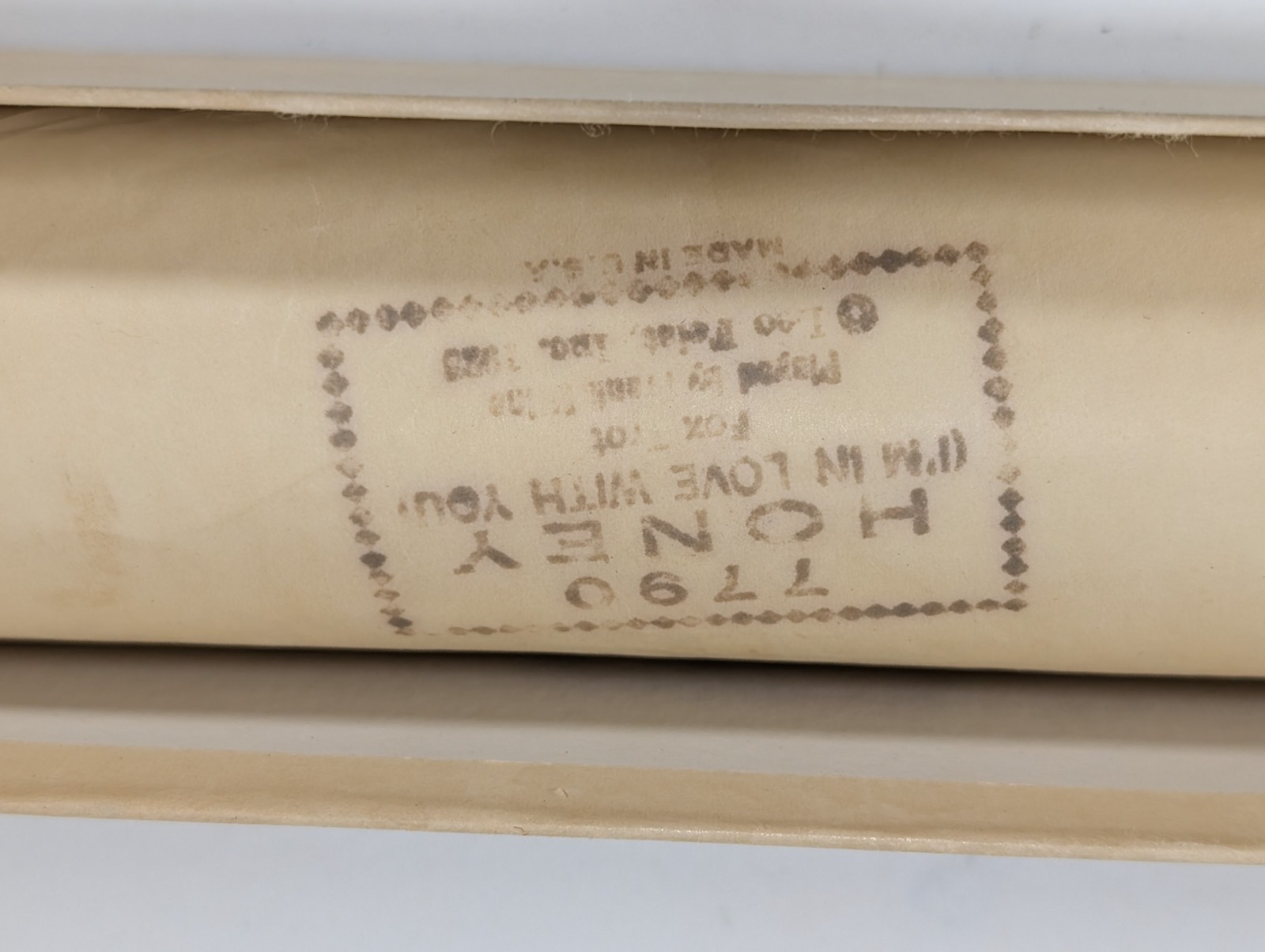 QRS Word Roll HONEY I\'m In Love With You Frank Milne 7790 Player Piano Roll 