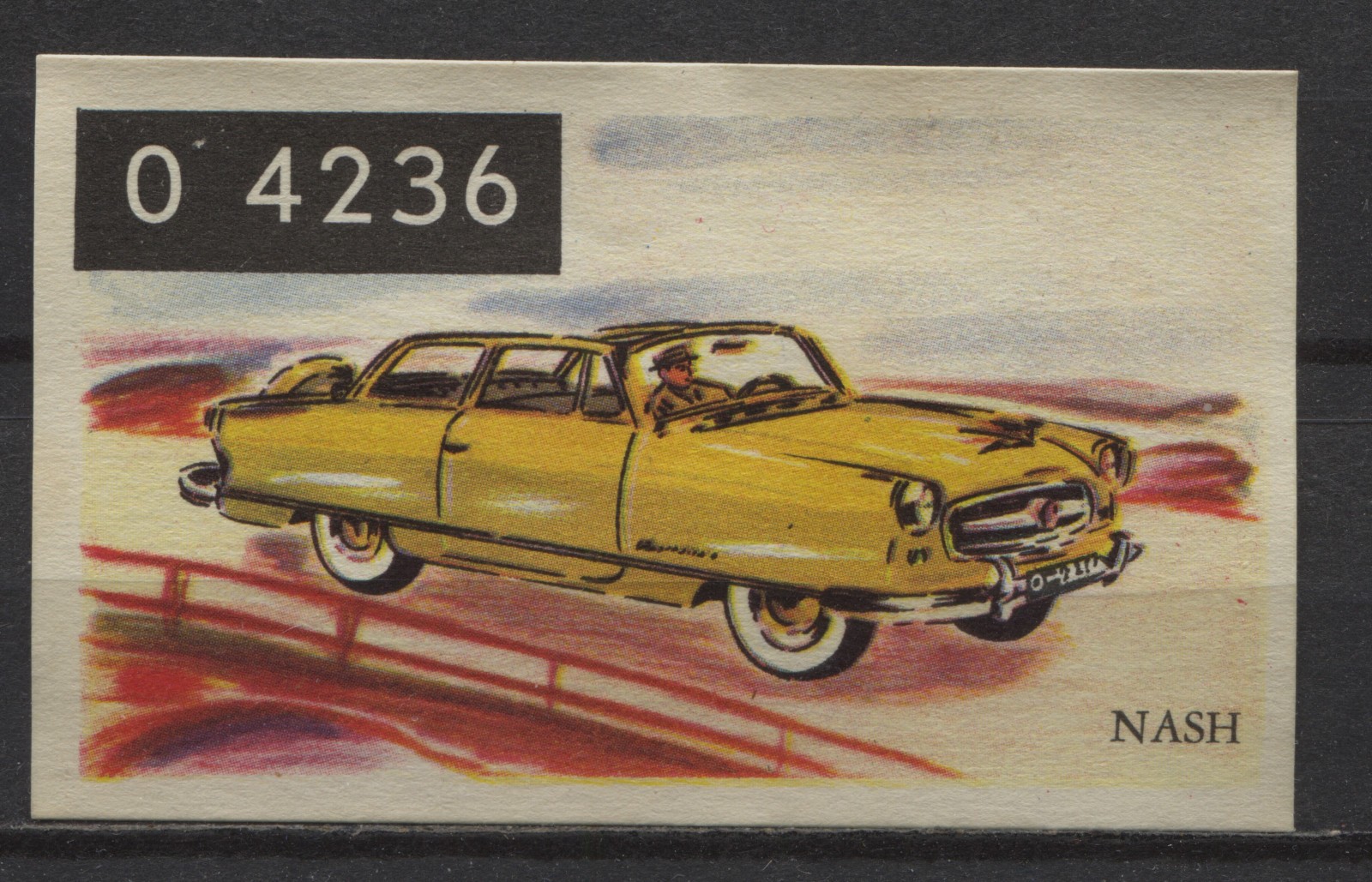 Nash Rambler 1954 Vintage 1950s Dutch Trading Card No. 148
