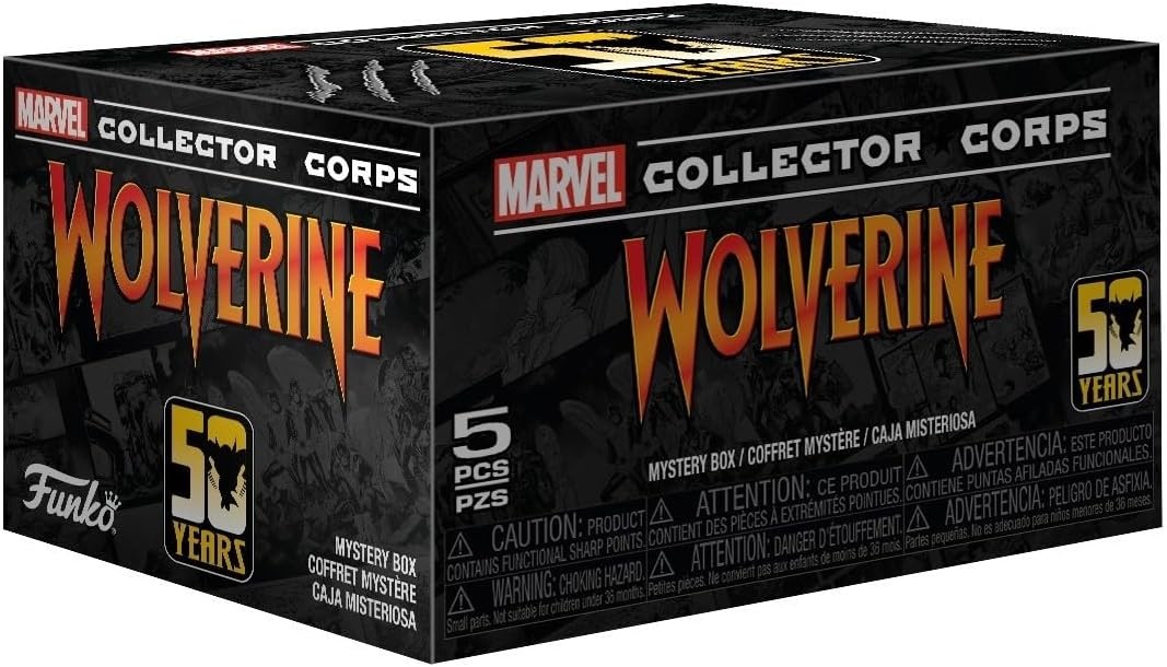 Funko Marvel Collector Box Wolverine 50th Anniversary 5pcs - Medium