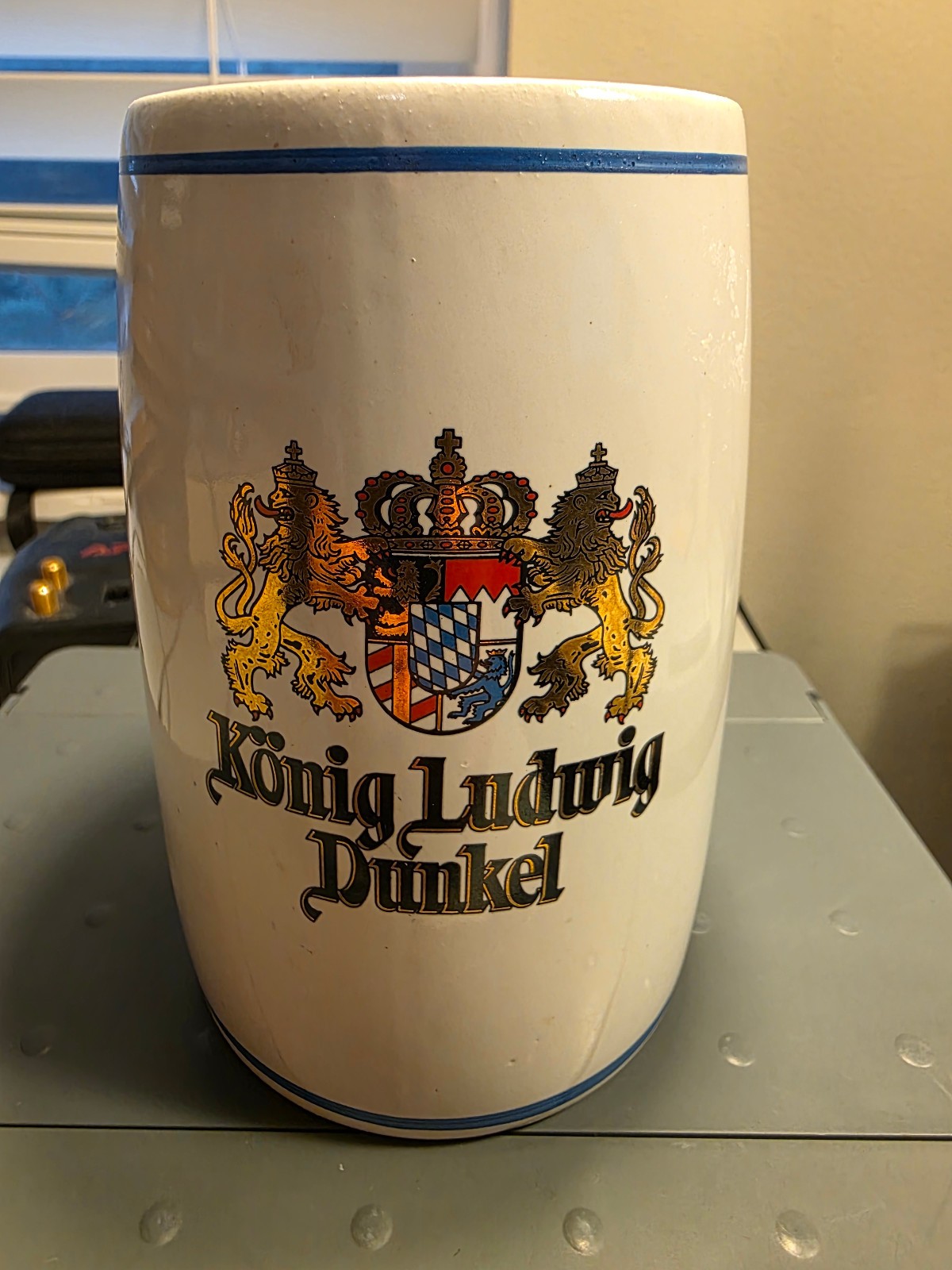 Konig Ludwig Dunkel Stein Mug 5.5\