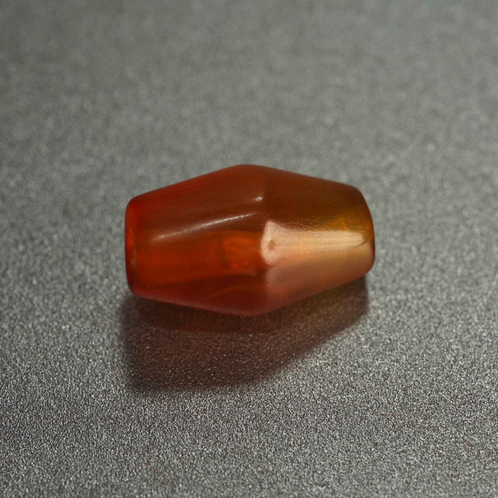 Vintage Agate Bead, Banded Red Carnelian Loose Bead for DIY & Display 3.1g