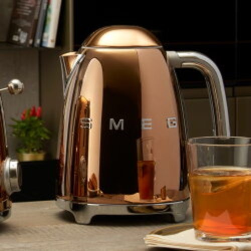 Smeg Electric Kettle 1.7L Rose Gold KLF03RGJP 100V 1200W Luxury Modern