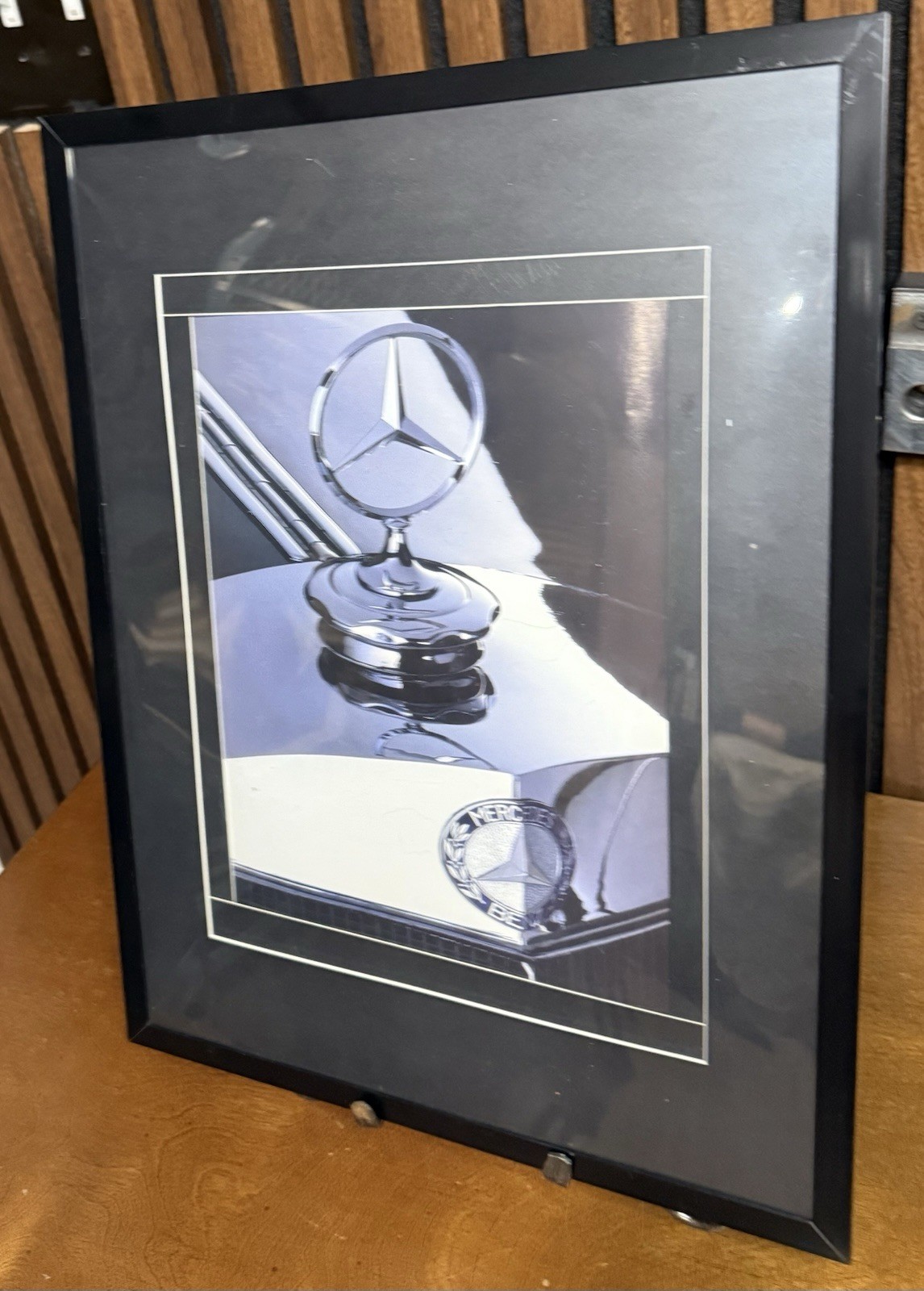 Mercedes-Benz Hood Ornament Framed Art Print Wall Art Mercedes-Benz Hood Ornament Framed Art Print Wall Art