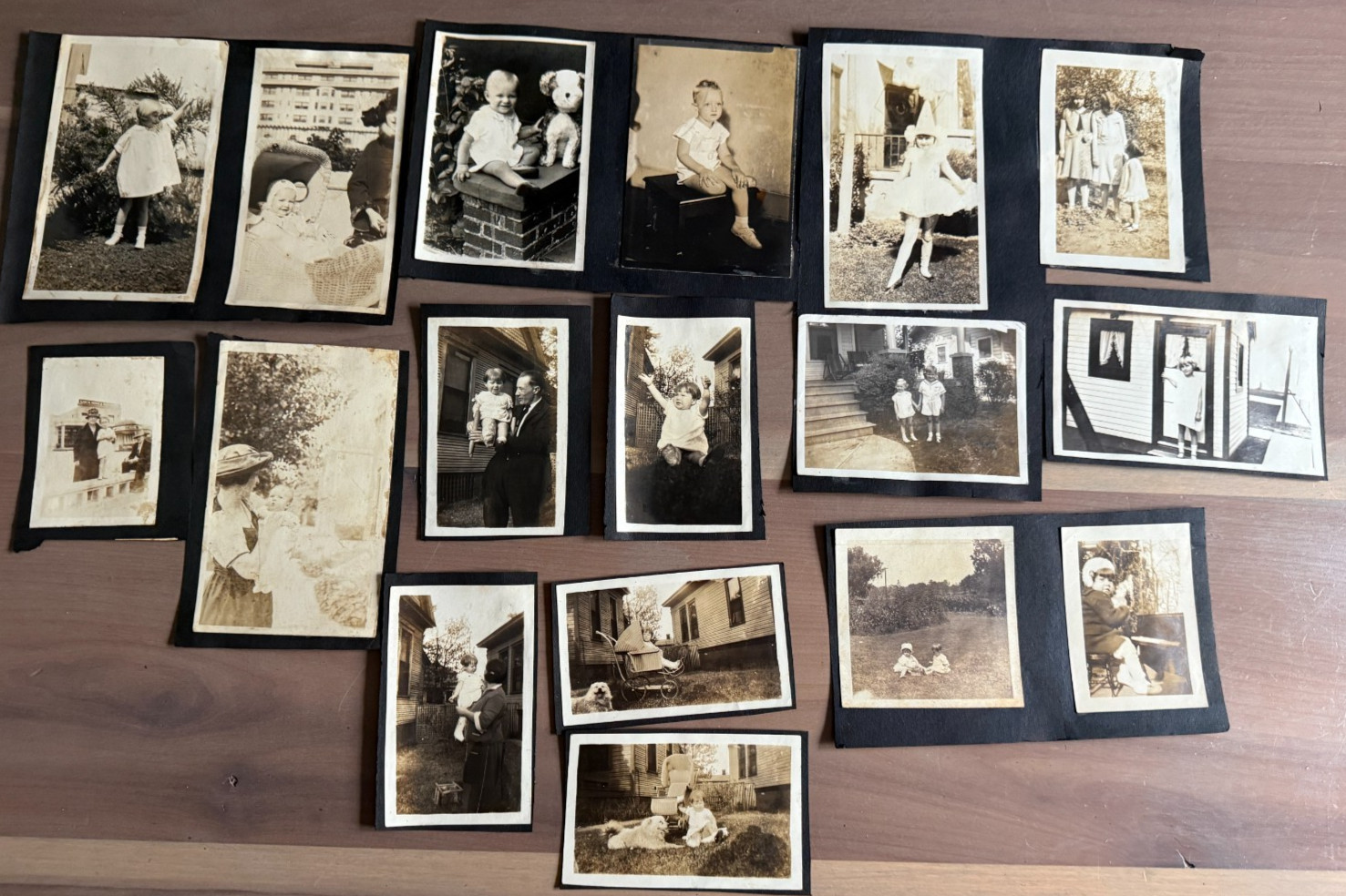 Antique 1920\'s Baby & Child Photographs Lot of 17