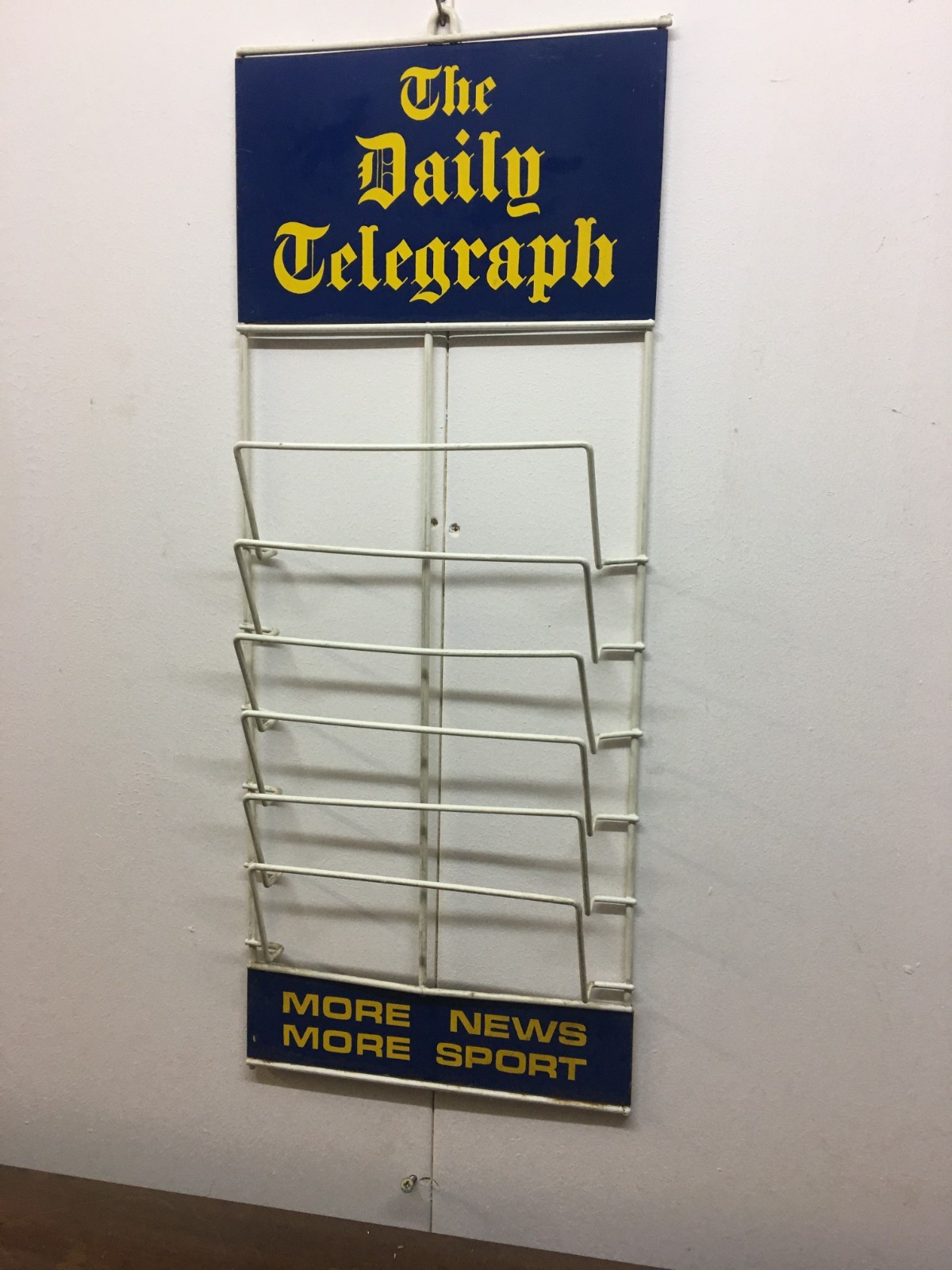 Vintage Daily Telegraph Newspaper Display Rack