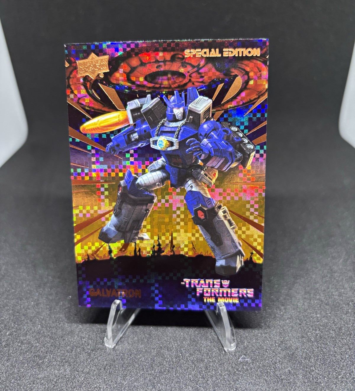 Upper Deck Transformers: The Movie Galvatron Gold Parallel Card #/86 Upper Deck Transformers: The Movie Galvatron Gold Parallel Card #/86