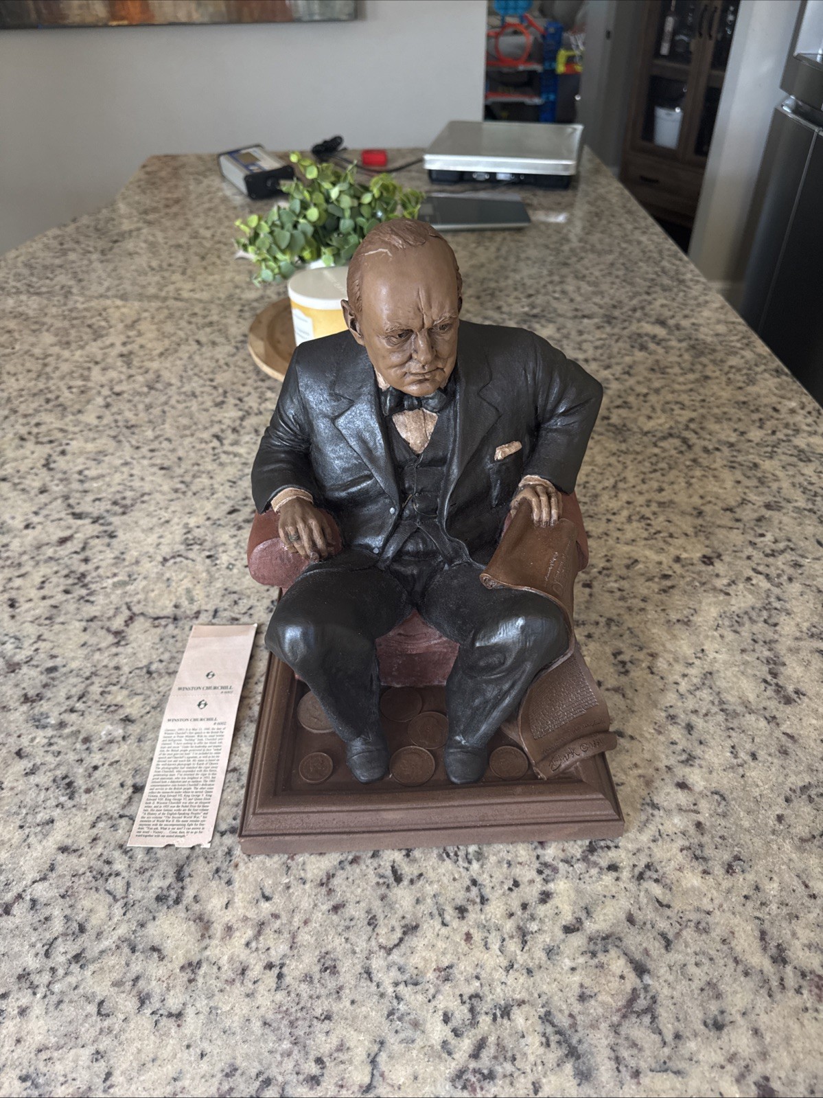 Vintage Tom Clark Winston S Churchill Statue 1991 Vintage Tom Clark Winston S Churchill Statue 1991