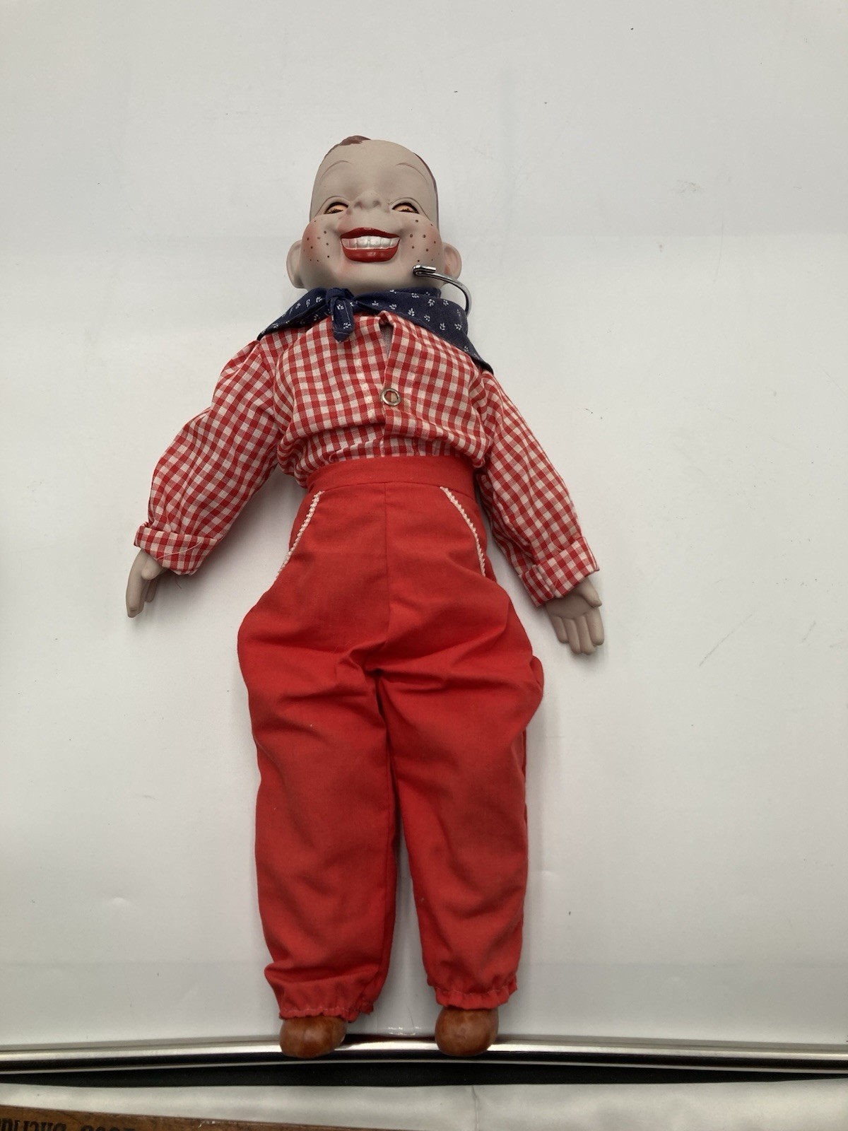 VINTAGE Howdy Doody 20” Doll with porcelain head, hands and feet Sleepy Eyes