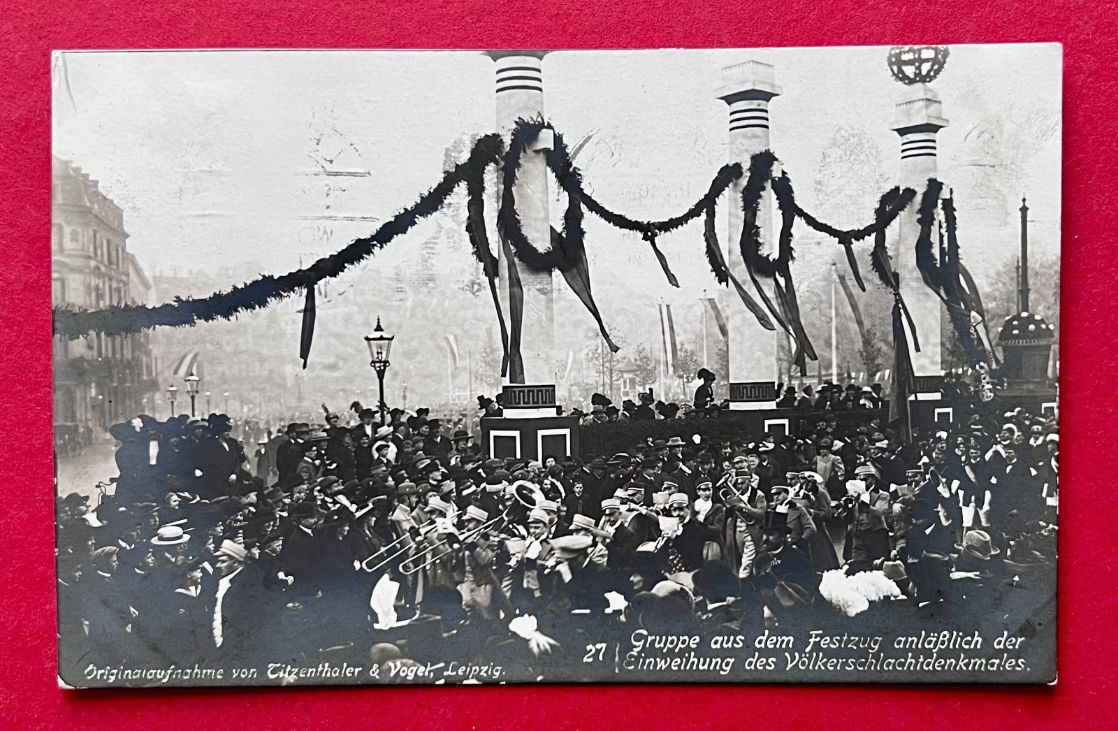 Occasion photo postcard Leipzig 1913 pageant for the consecration of the Battle of the Nations monument (178287 Occasion photo postcard Leipzig 1913 pageant for the consecration of the Battle of the Nations monument (178287