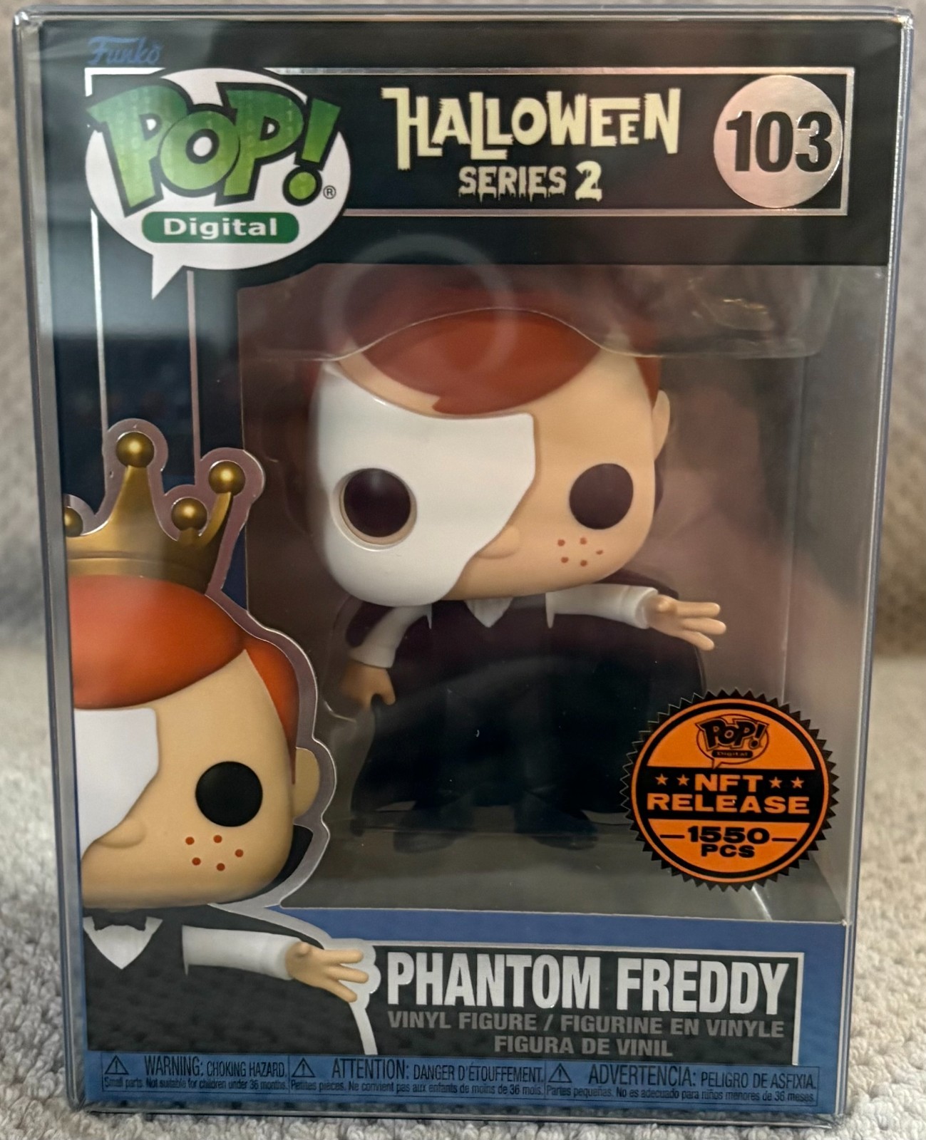 103	Phantom Freddy (Halloween Series 2) Digital Release 1550 PCS Funko Pop